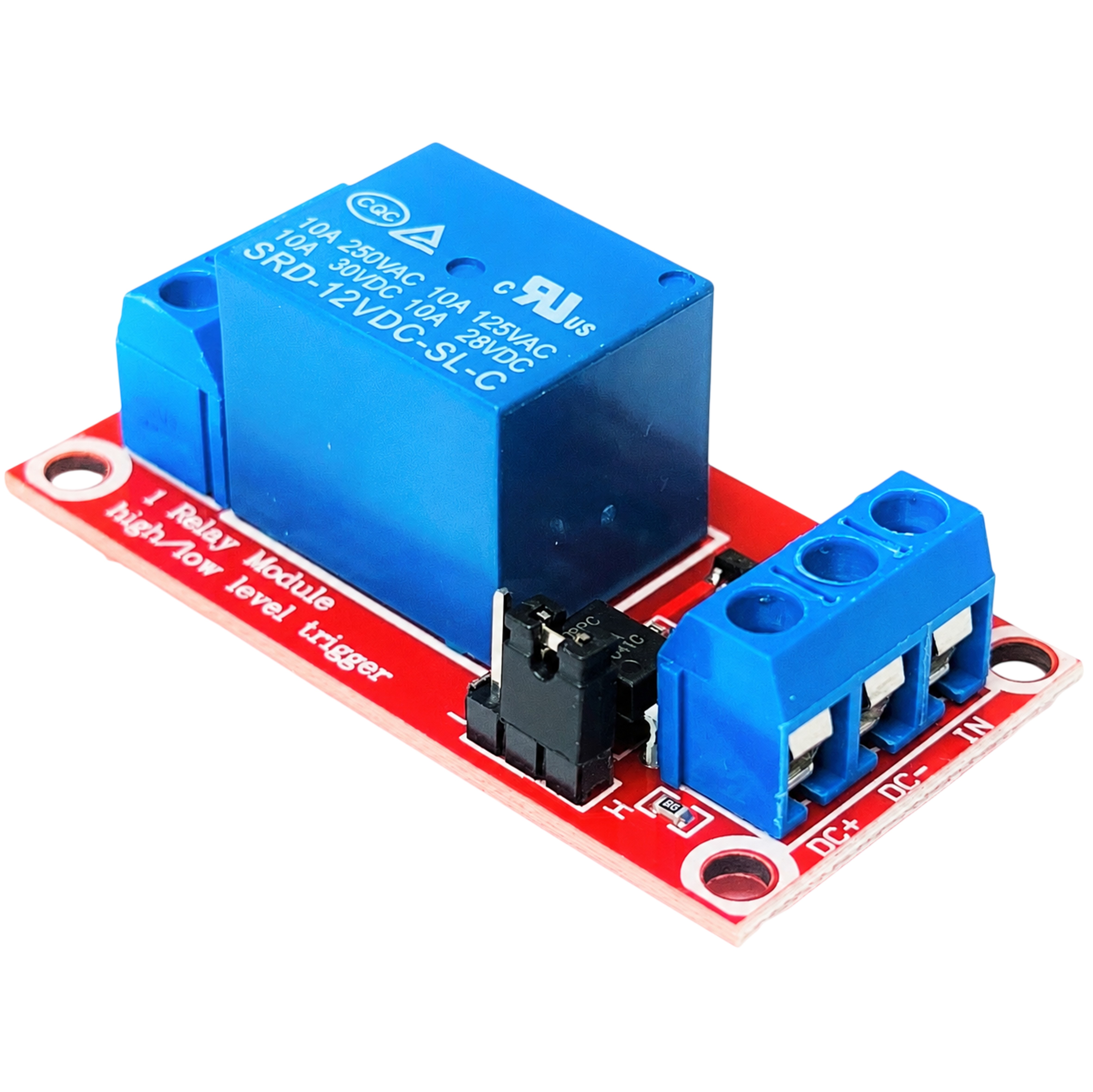 1 channel 12V relay module with optocoupler isolation for Arduino ESP32 ESP8266 Raspberry Pi