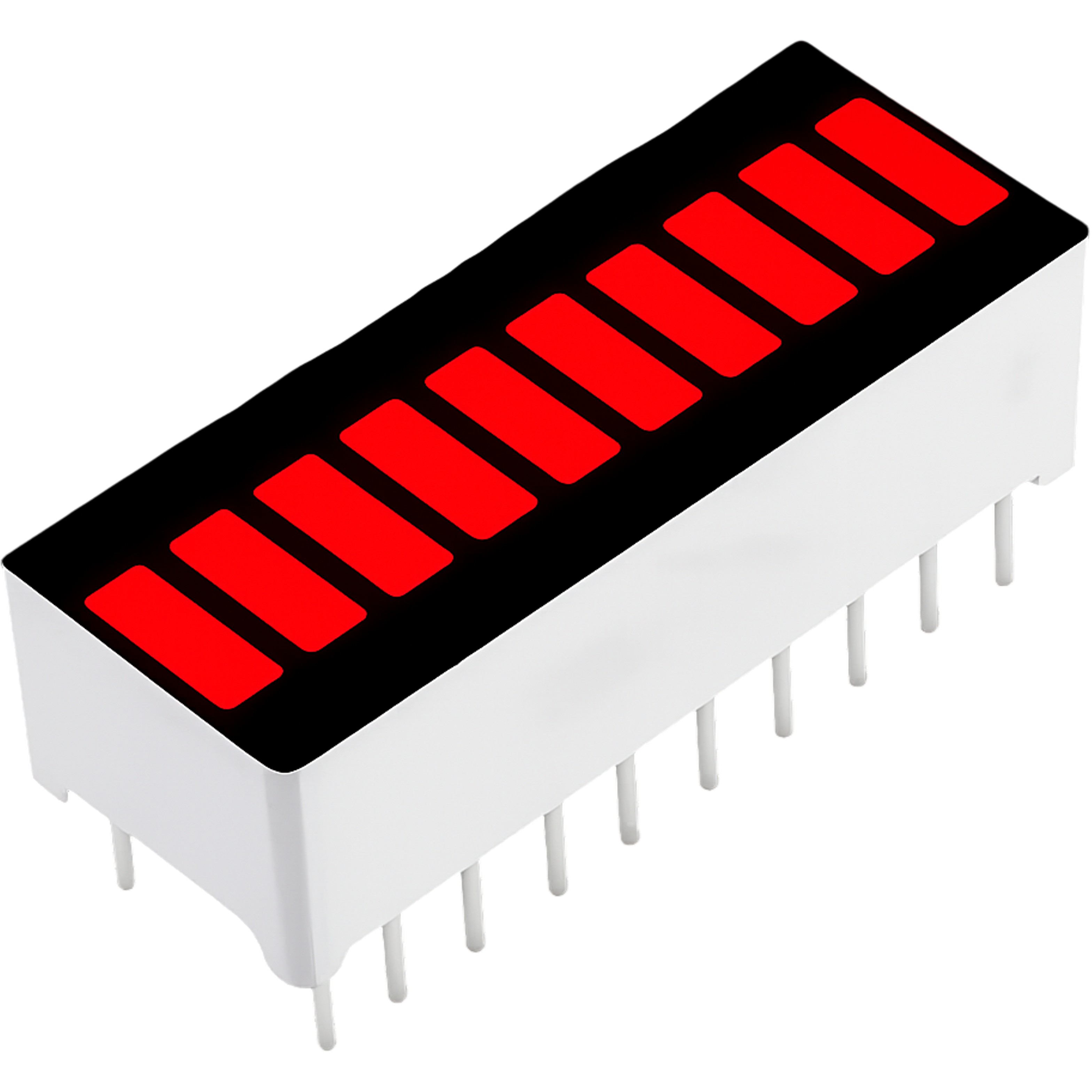 10-segment red LED bar graph display module presoldered for Arduino ESP32 ESP8266 Raspberry Pi