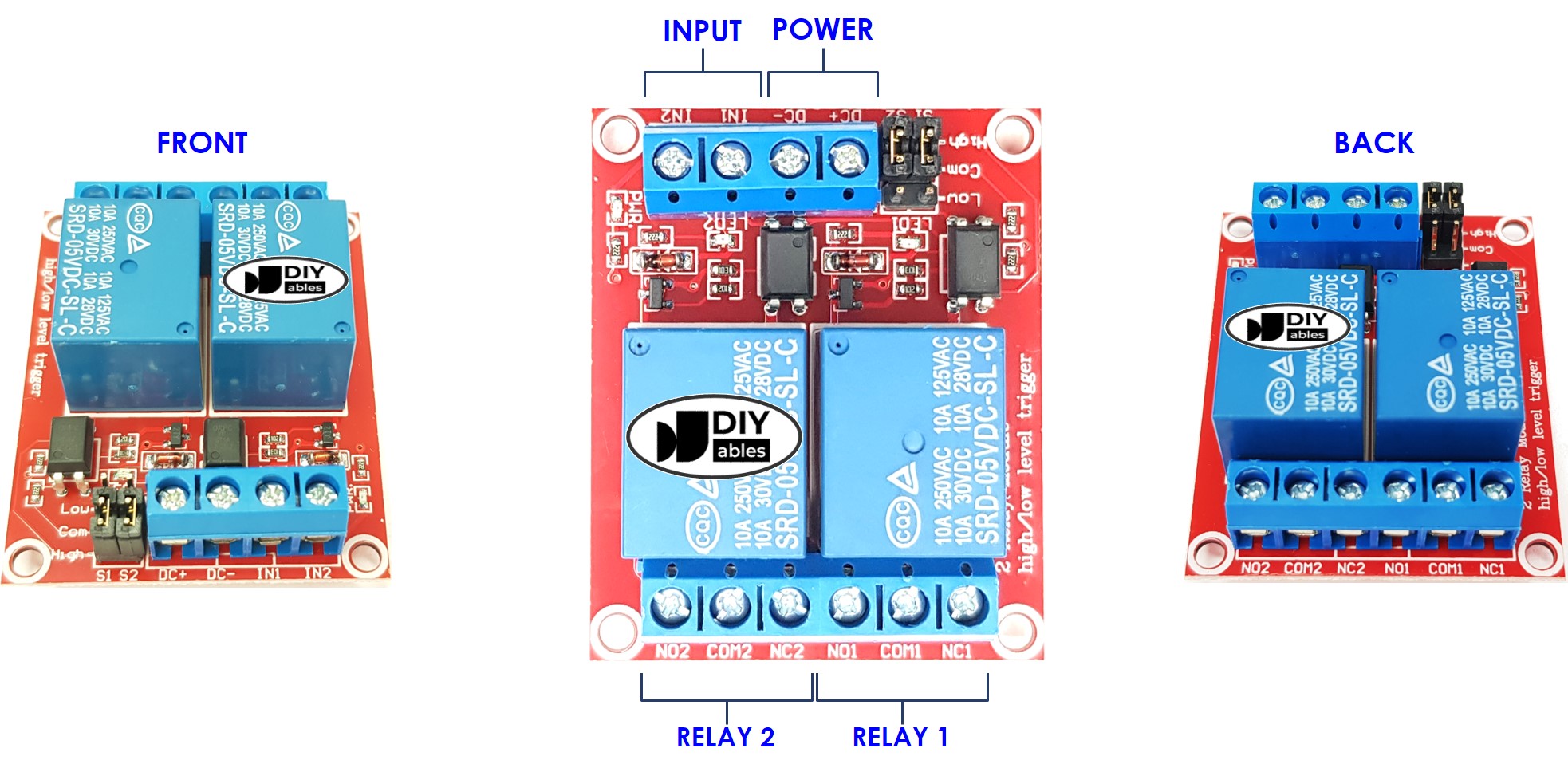 Module de relais 5v | Idéal pour Arduino | ESP32 | ESP8266 | Framboise Pi |  bol