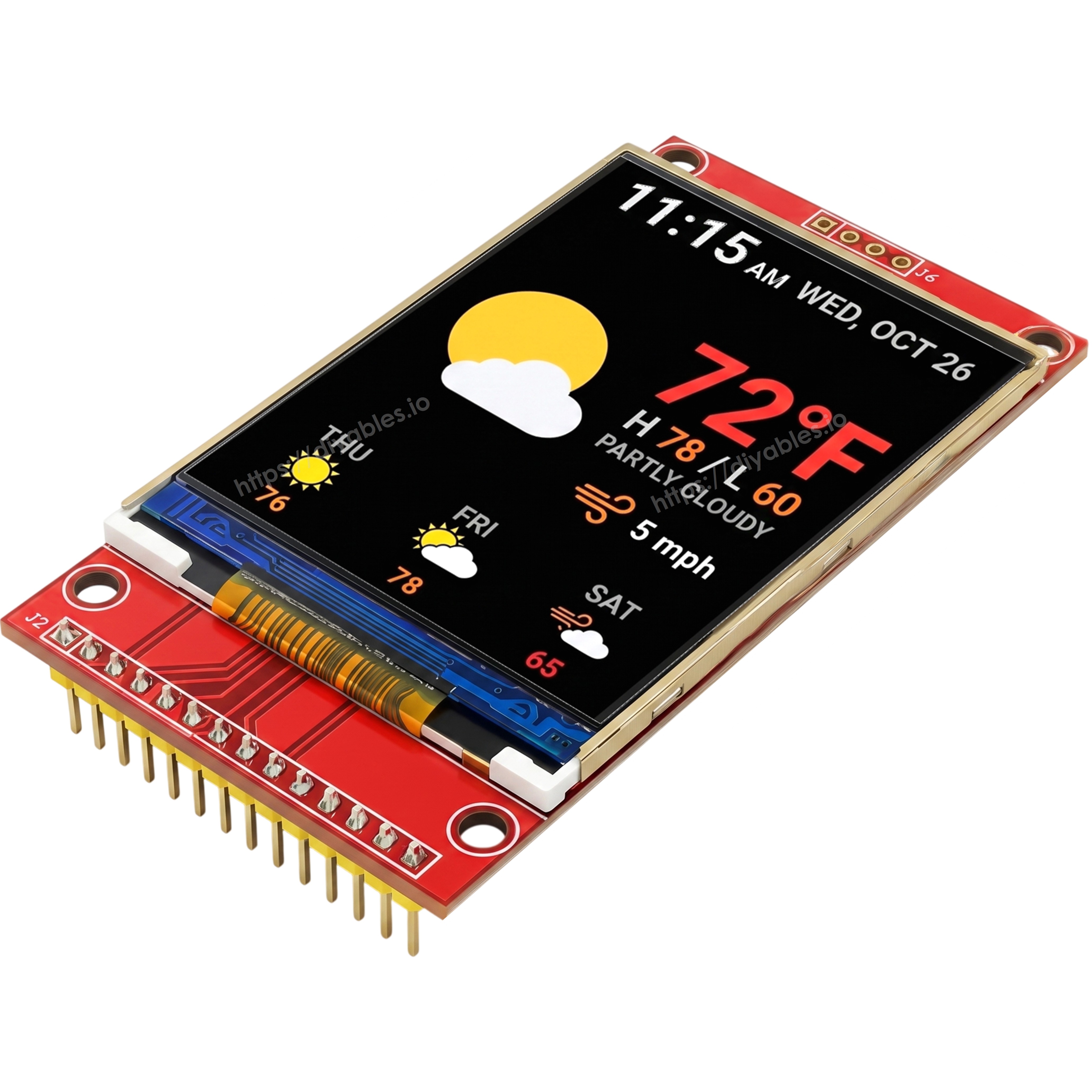 2.4 inch TFT LCD display module for Arduino UNO and Arduino Mega projects
