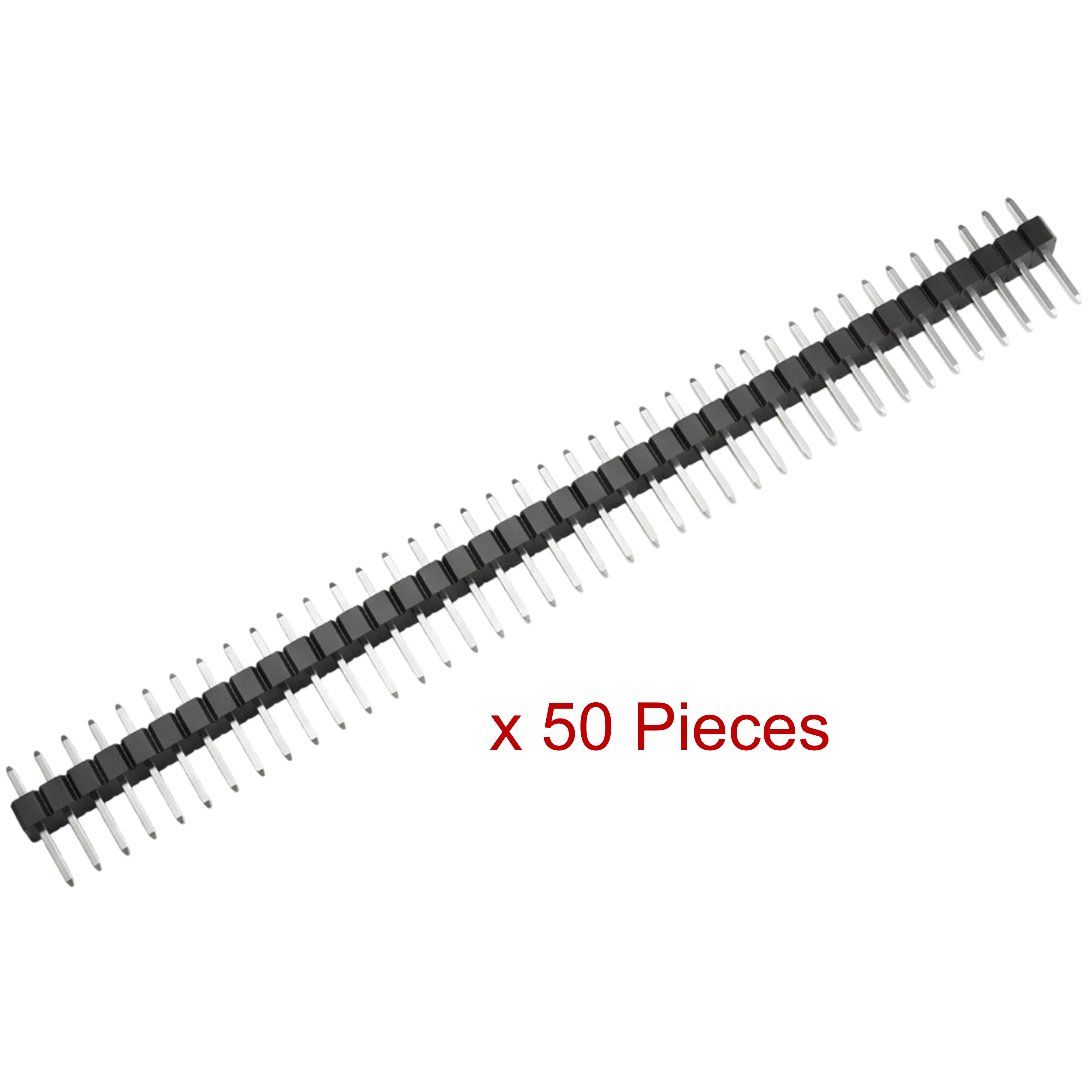40-pin straight male header with standard 2.54mm pitch for PCB ESP32 ESP8266 projects