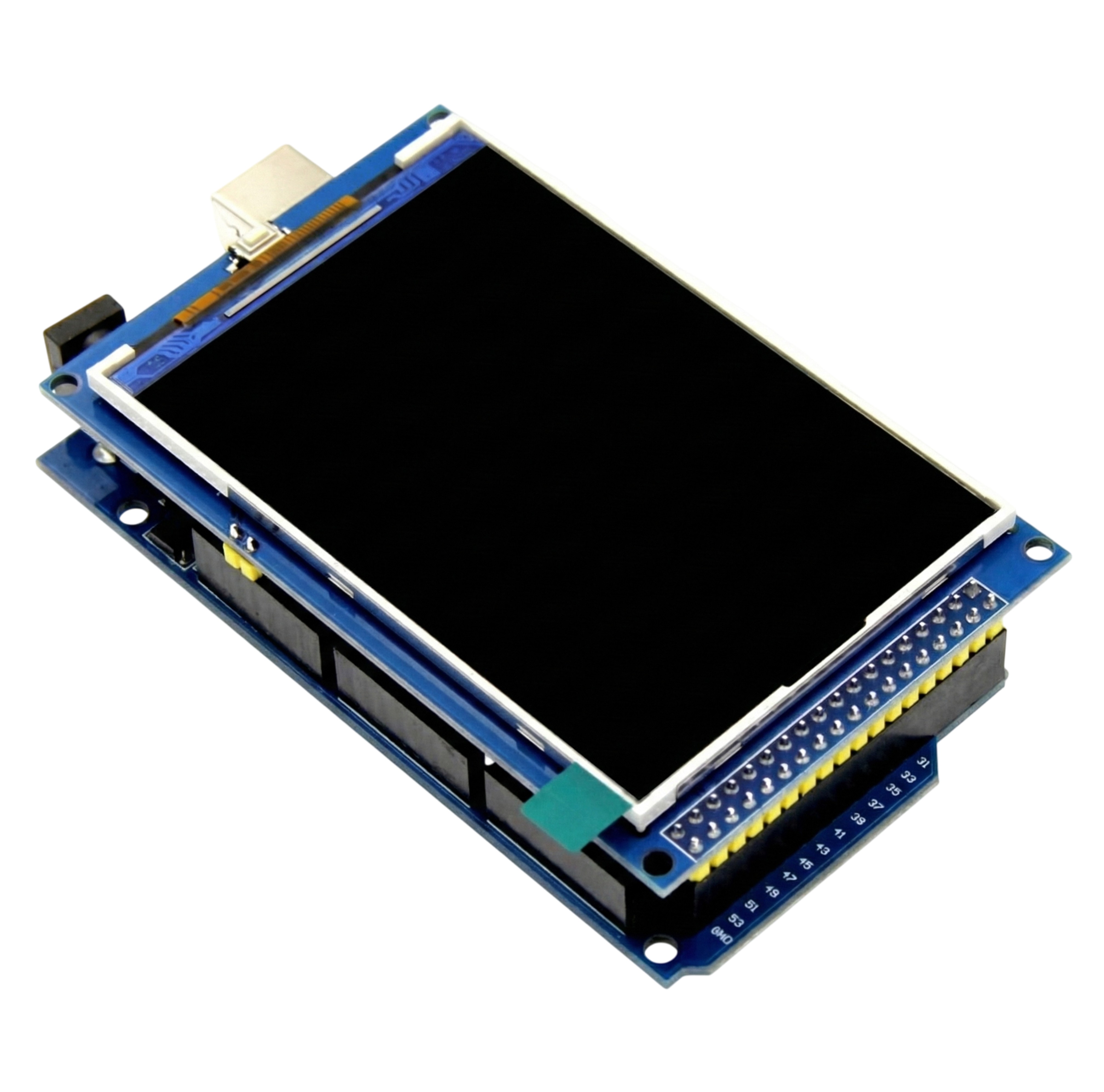 3.5-Inch TFT LCD Color Display for Arduino Mega, Mega 2560, Due, Giga R1 WiFi Boards, 16-Bit Parallel Interface, 320x480 HD Resolution, ILI9486