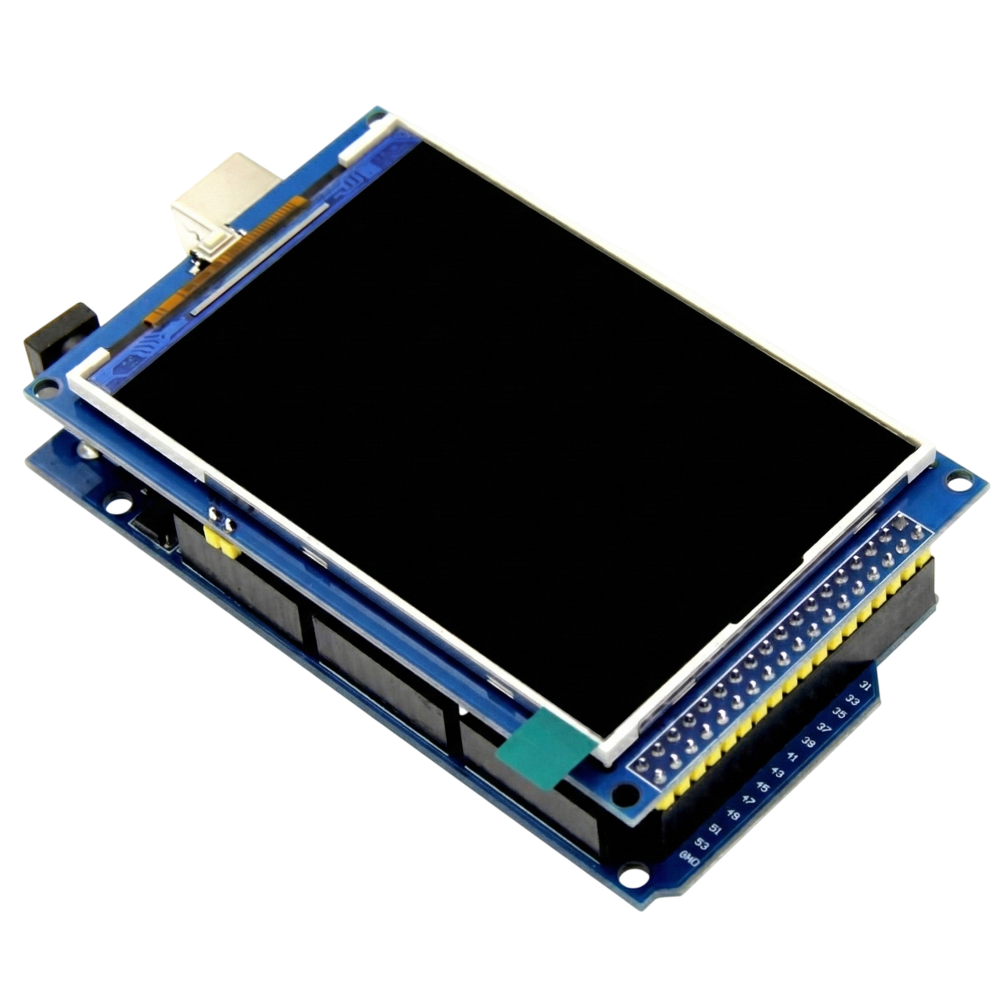 Arduino Mega compatible 3.5-inch TFT LCD display with SD card slot and level shifting