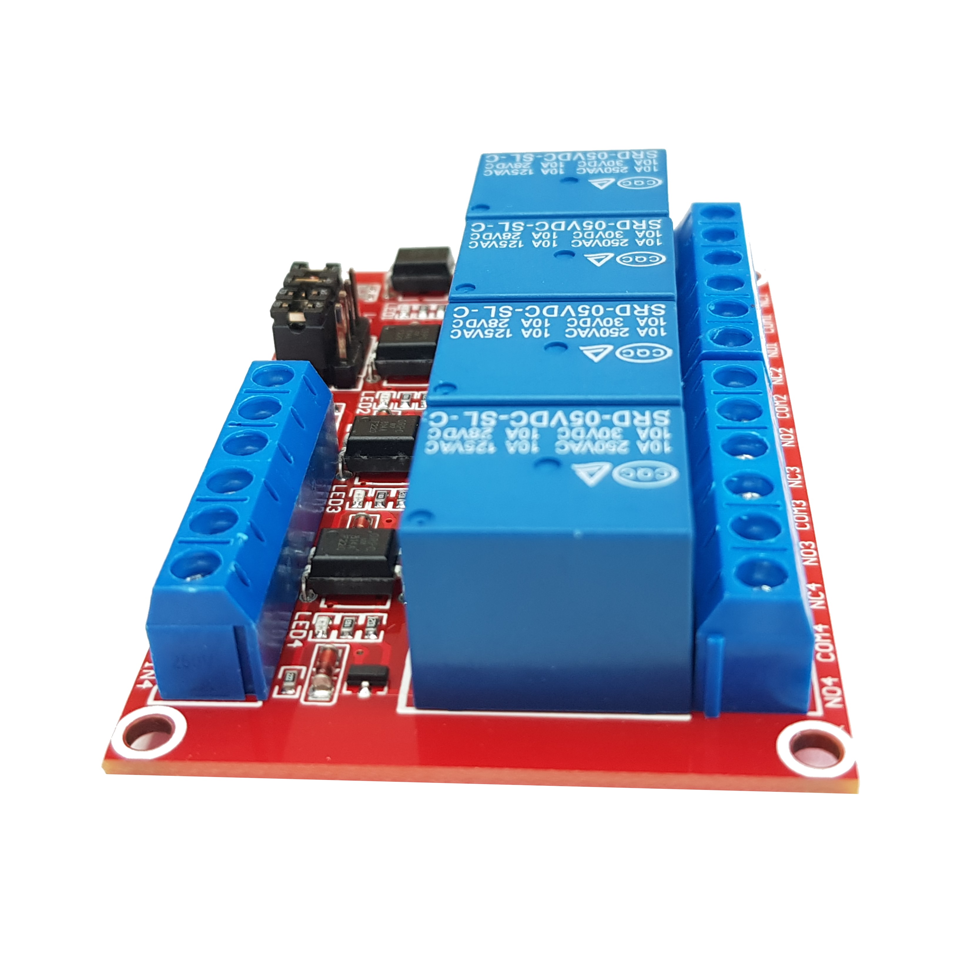 4-channel Relay Module 5V  for Arduino, ESP32, ESP8266, Raspberry Pi