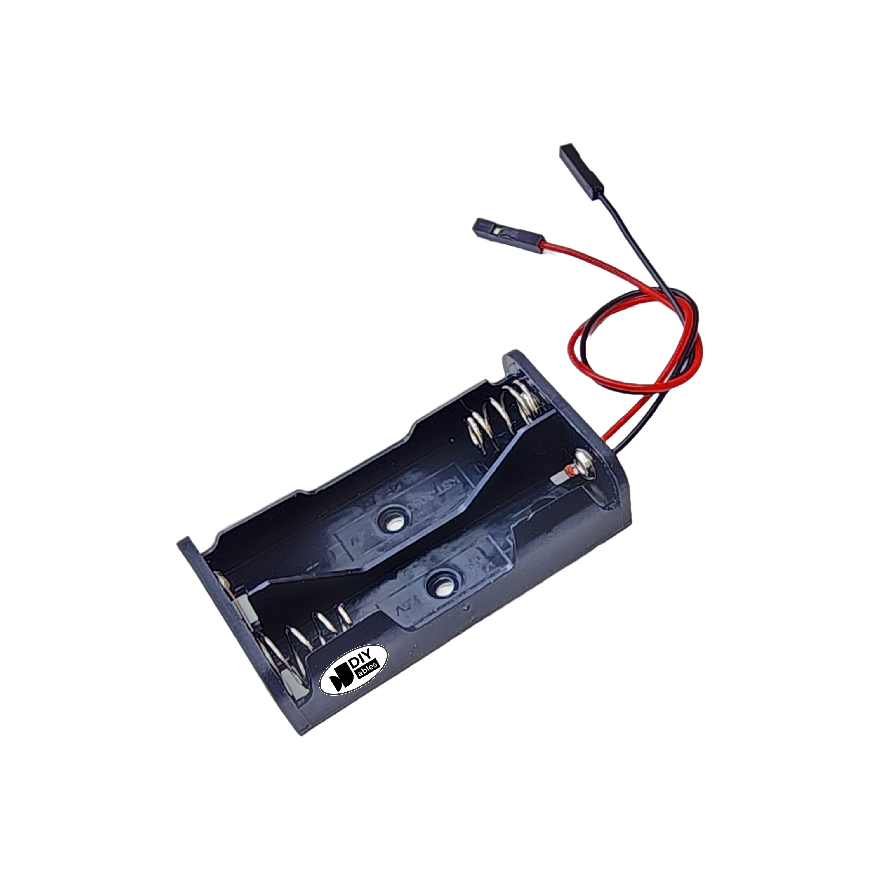 2 AA Battery Holder with Female Dupont Connector Cable