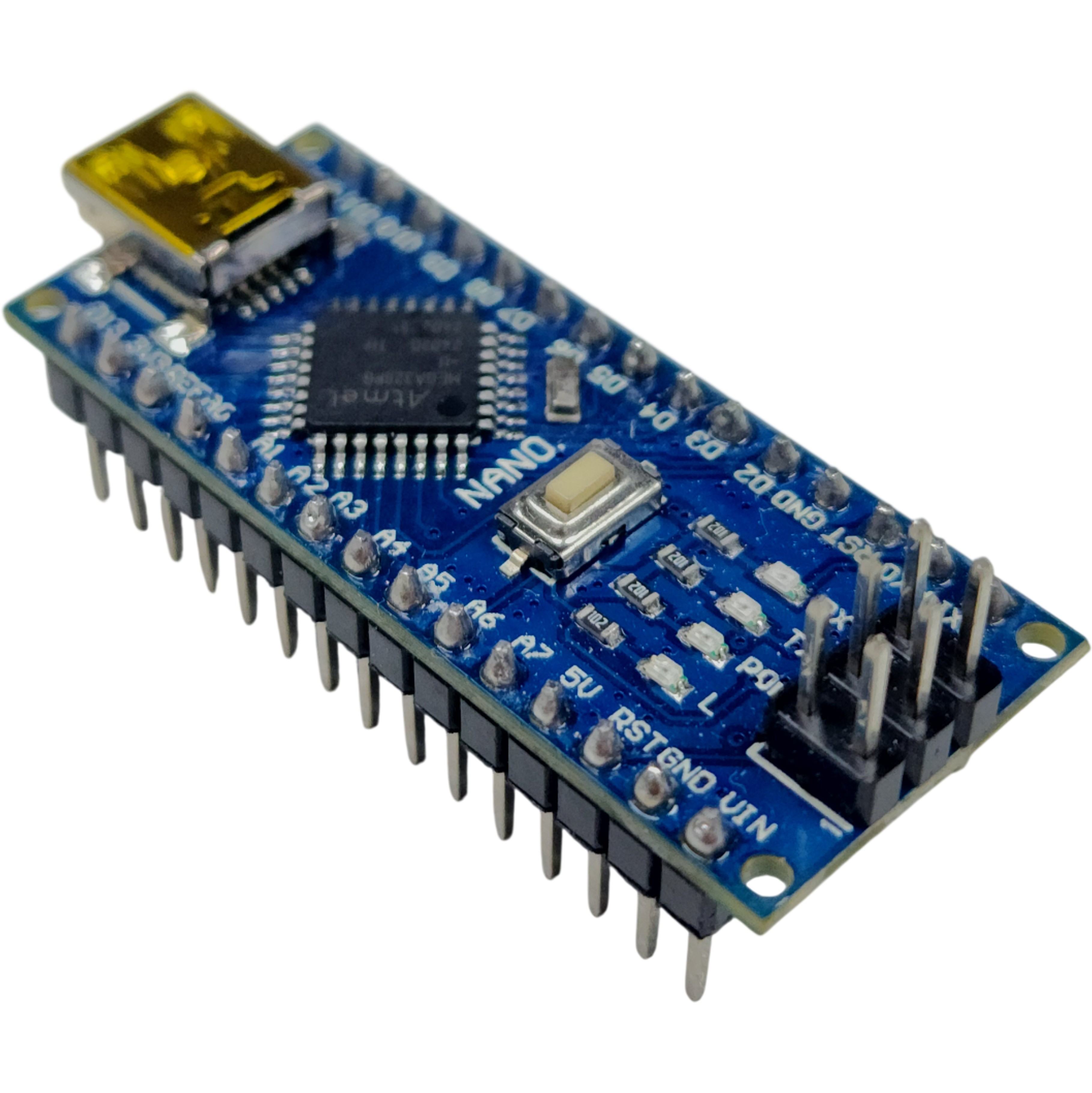 Arduino Nano compatible development board with USB Mini port for Arduino IDE programming