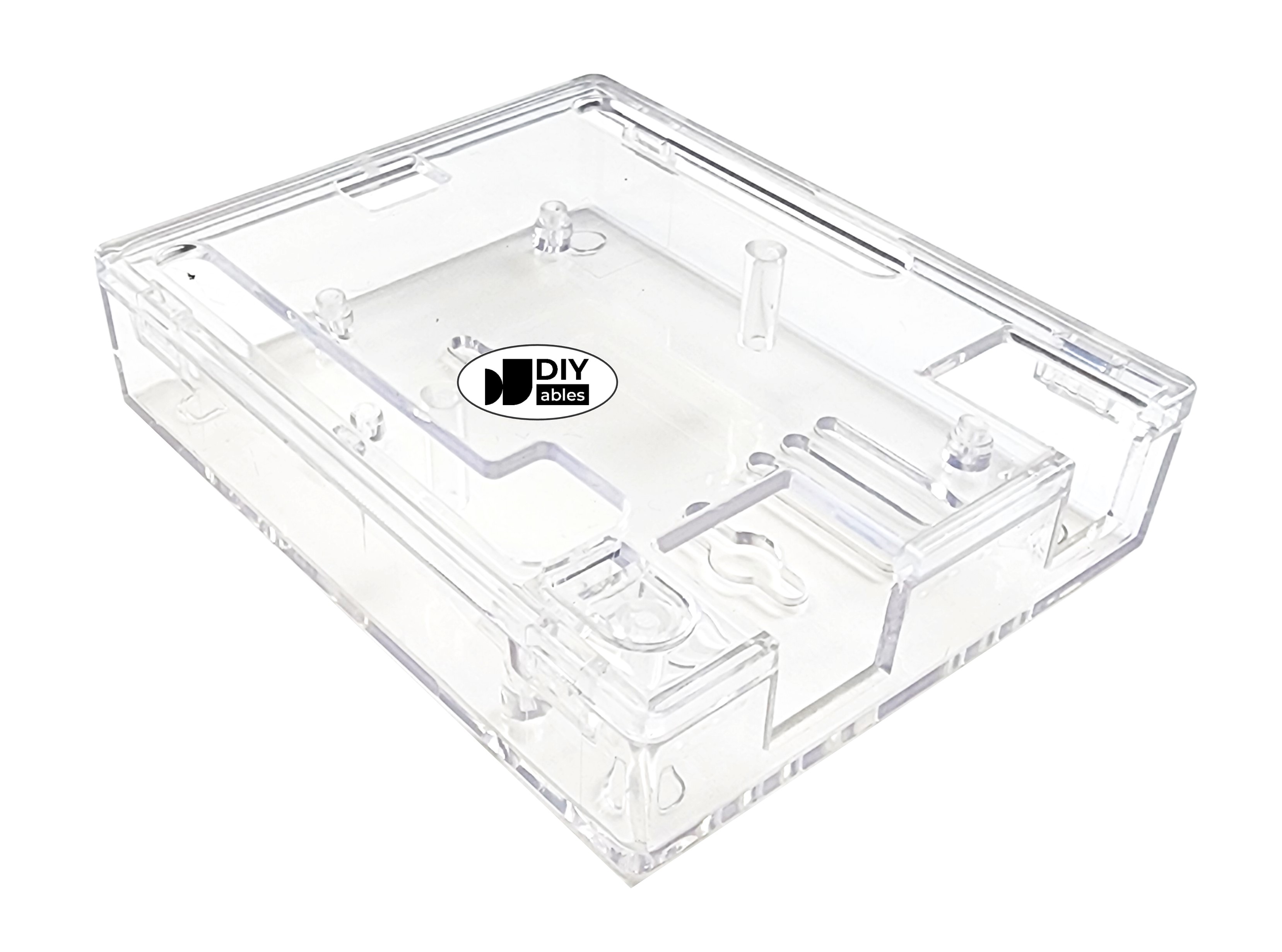 Enclosure for Arduino Uno R3, Arduino Uno R4 WiFi/Minima, Transparent