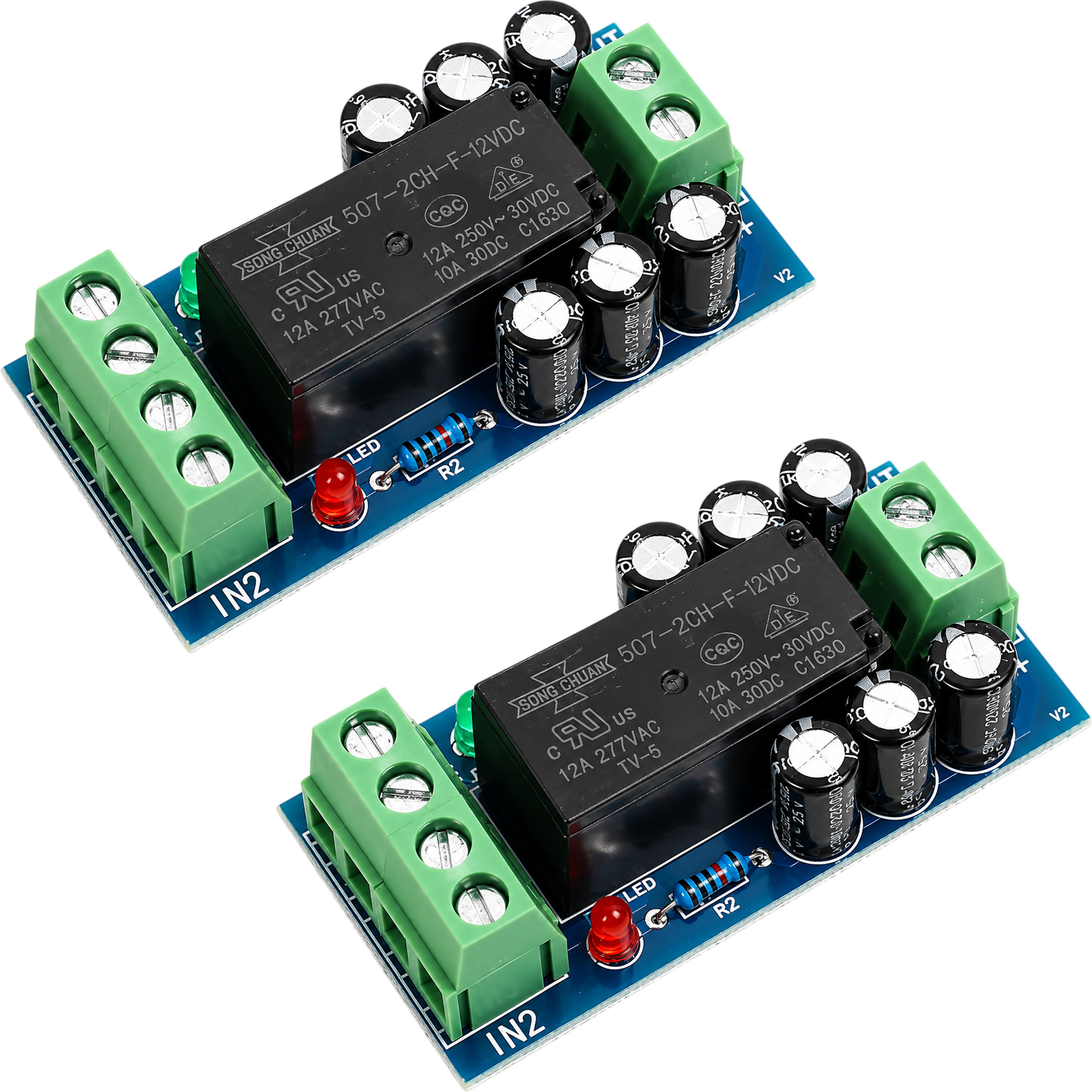 Two XH-M350 backup battery switching modules included in the 2 pack