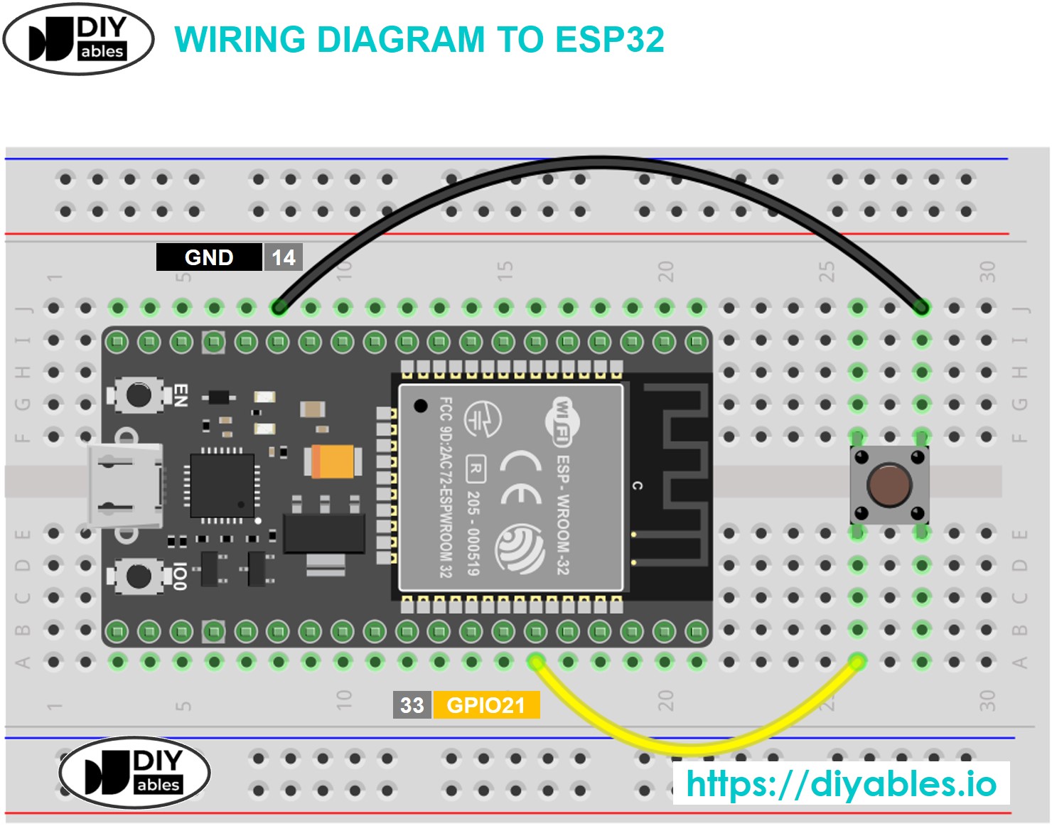 button for ESP32