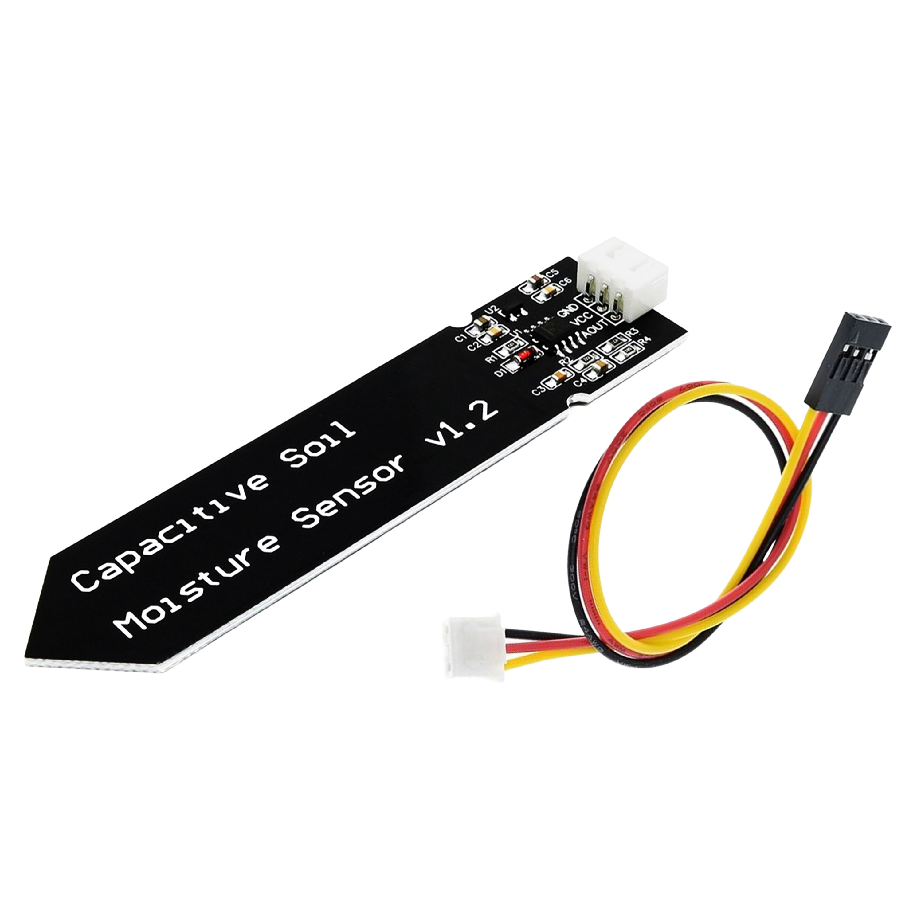 Capacitive Soil Moisture Sensor Module for Arduino, ESP32, ESP8266, Raspberry Pi, 5 pieces