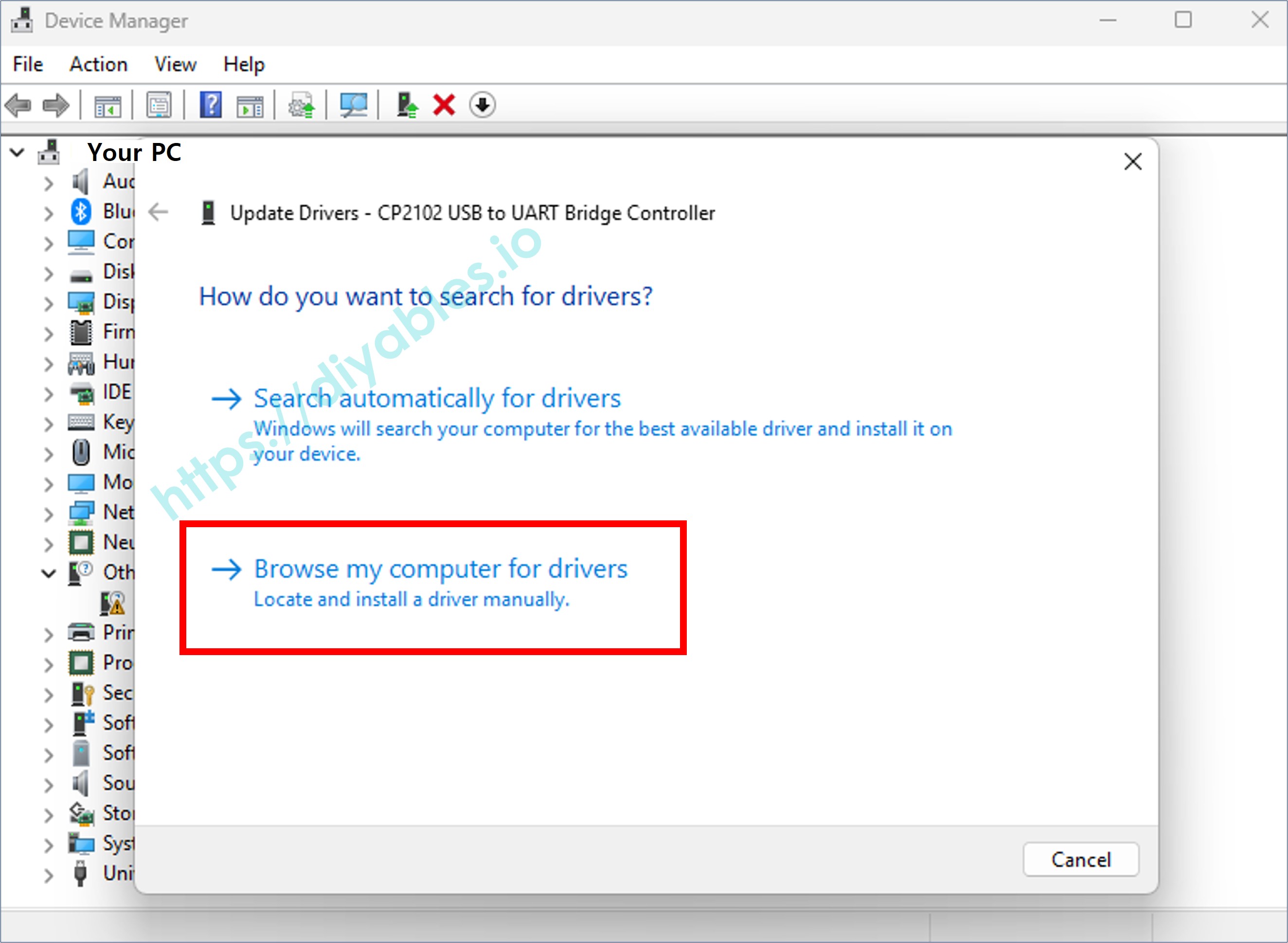 CP210x Board Arduino IDE driver