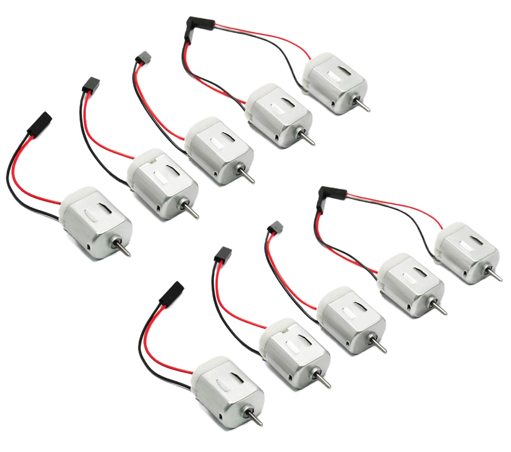 DC Motor 3V 6V for Hobby Toy Projects with Arduino, ESP32, ESP8266, Raspberry Pi, 10 pieces