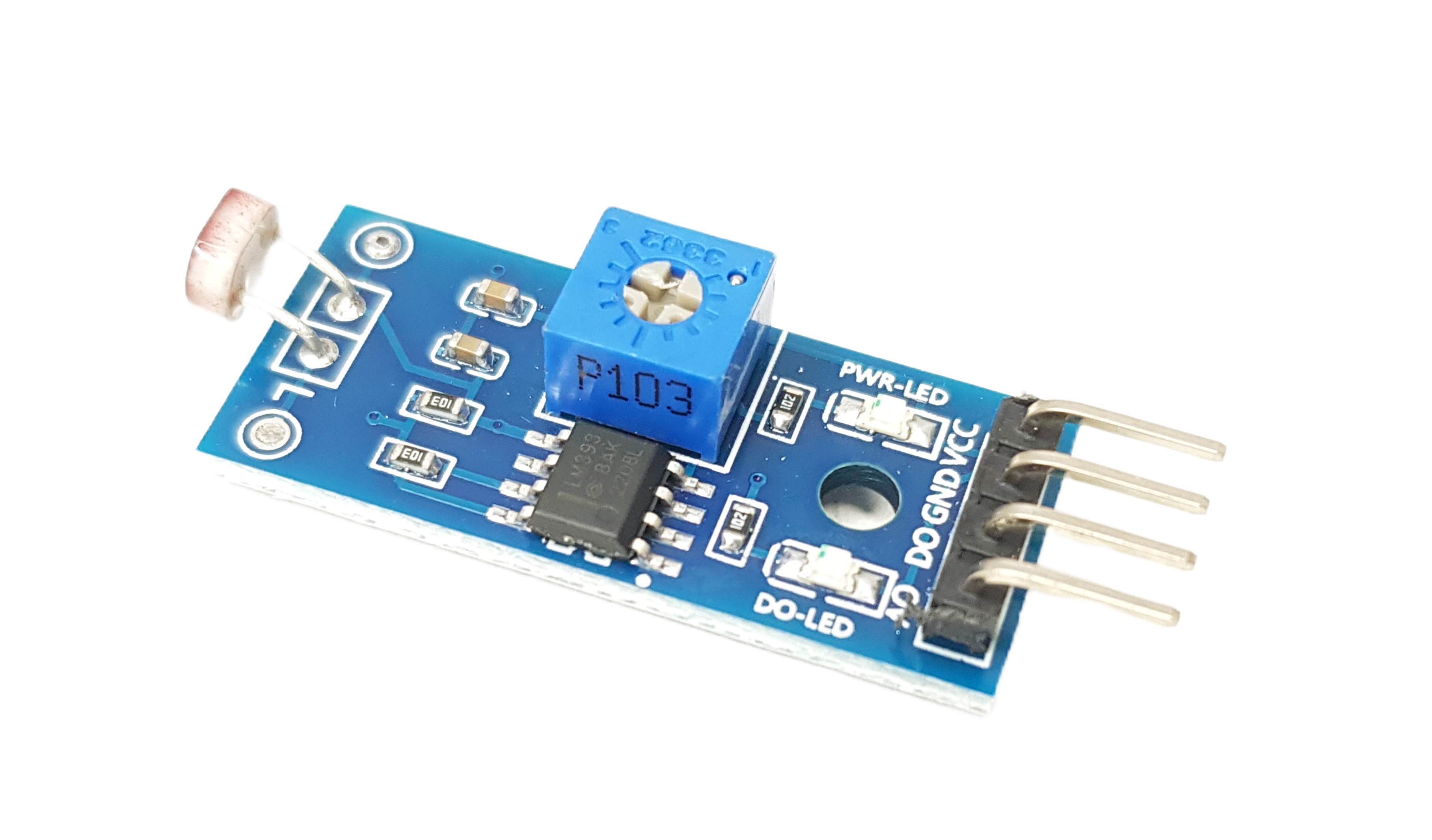 DIYables LDR Light Sensor Module for Arduino, ESP32, ESP8266, Raspberry Pi