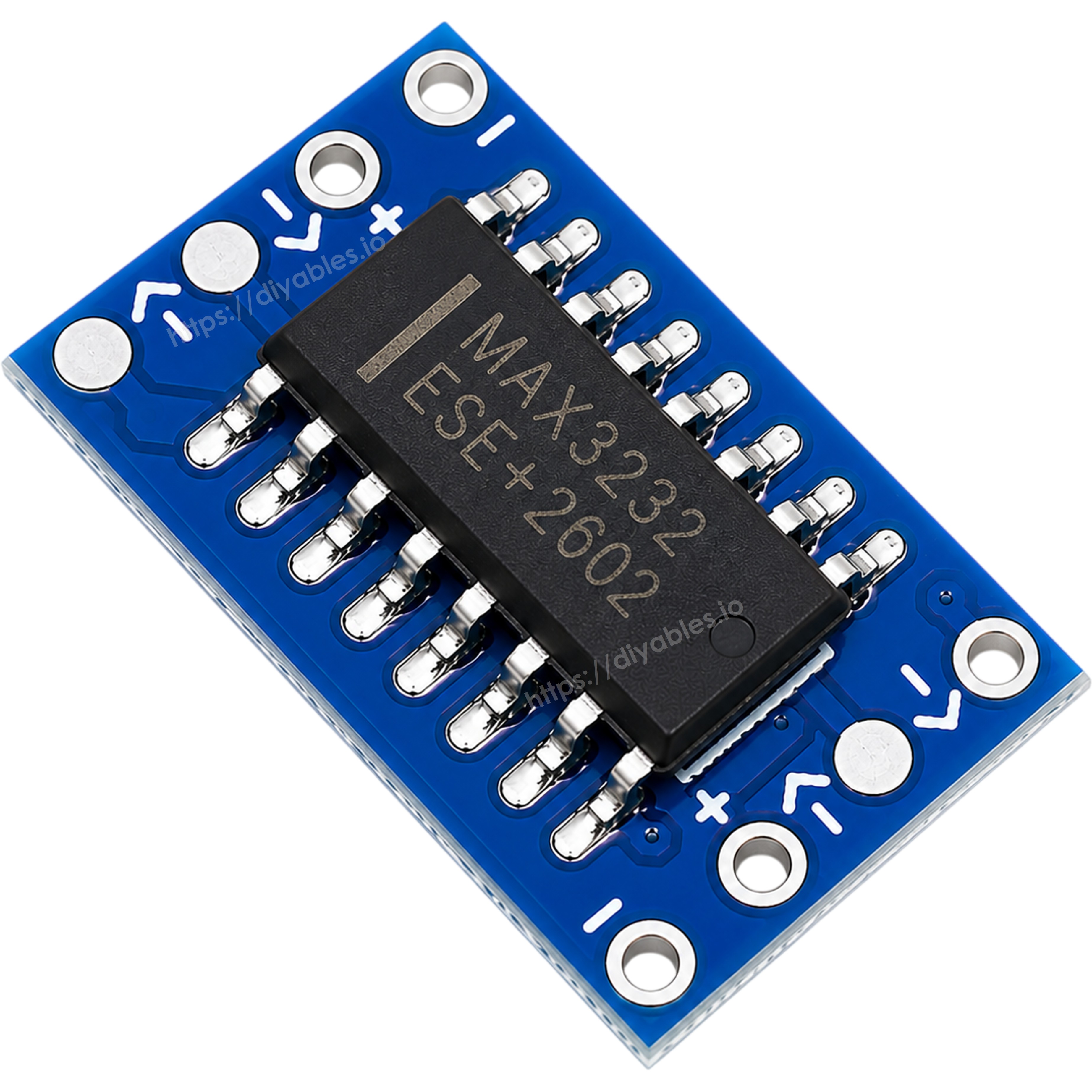 DIYables RS232 to TTL Level Converter Module MAX3232CSE 3-5V 120Kbps Bidirectional Serial Adapter for Arduino ESP32 Raspberry Pi, 10 Pack