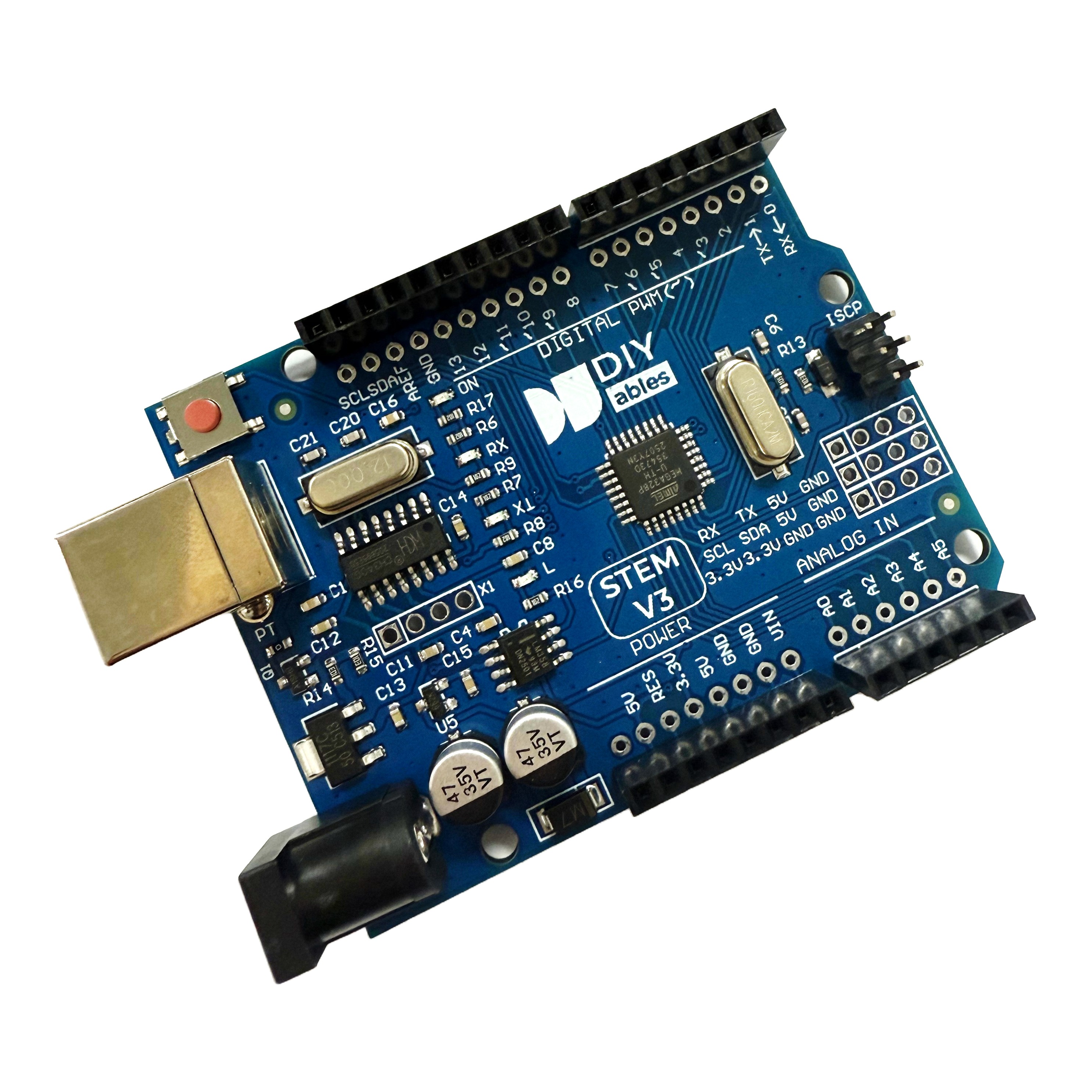 DIYables STEM V3, Fully Compatible with Arduino Uno R3