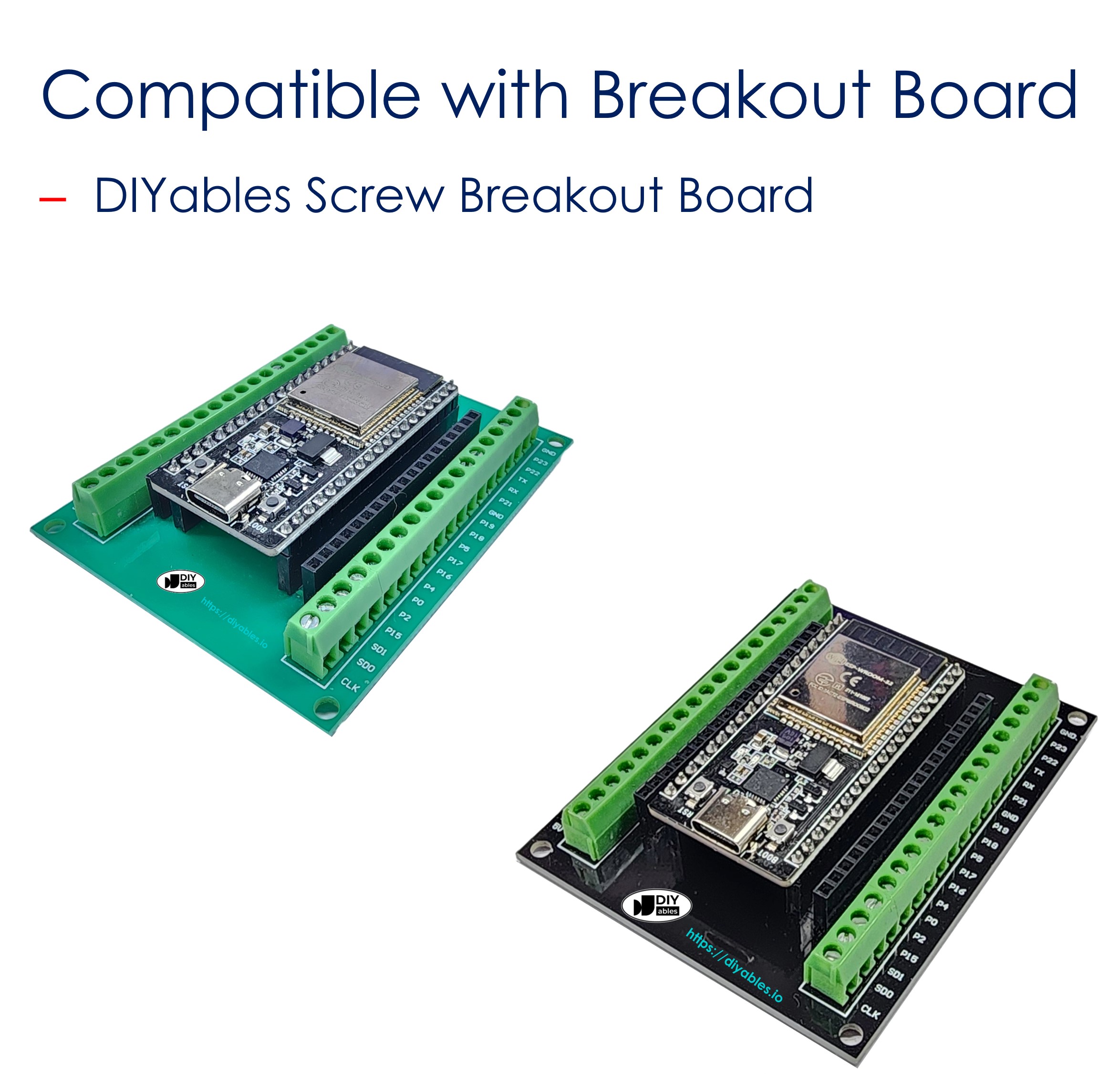 38-Pin ESP32S ESP-WROOM-32 WiFi and Bluetooth Development Board with USB Type-C and CP2102, Dual-Core ESP32 Microcontroller for IoT Projects, Compatible with Arduino IDE