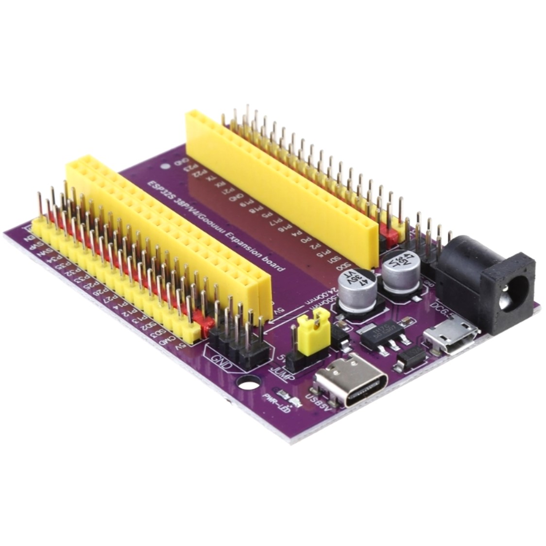 Expansion Board for 38-Pin ESP32, Breakout Board