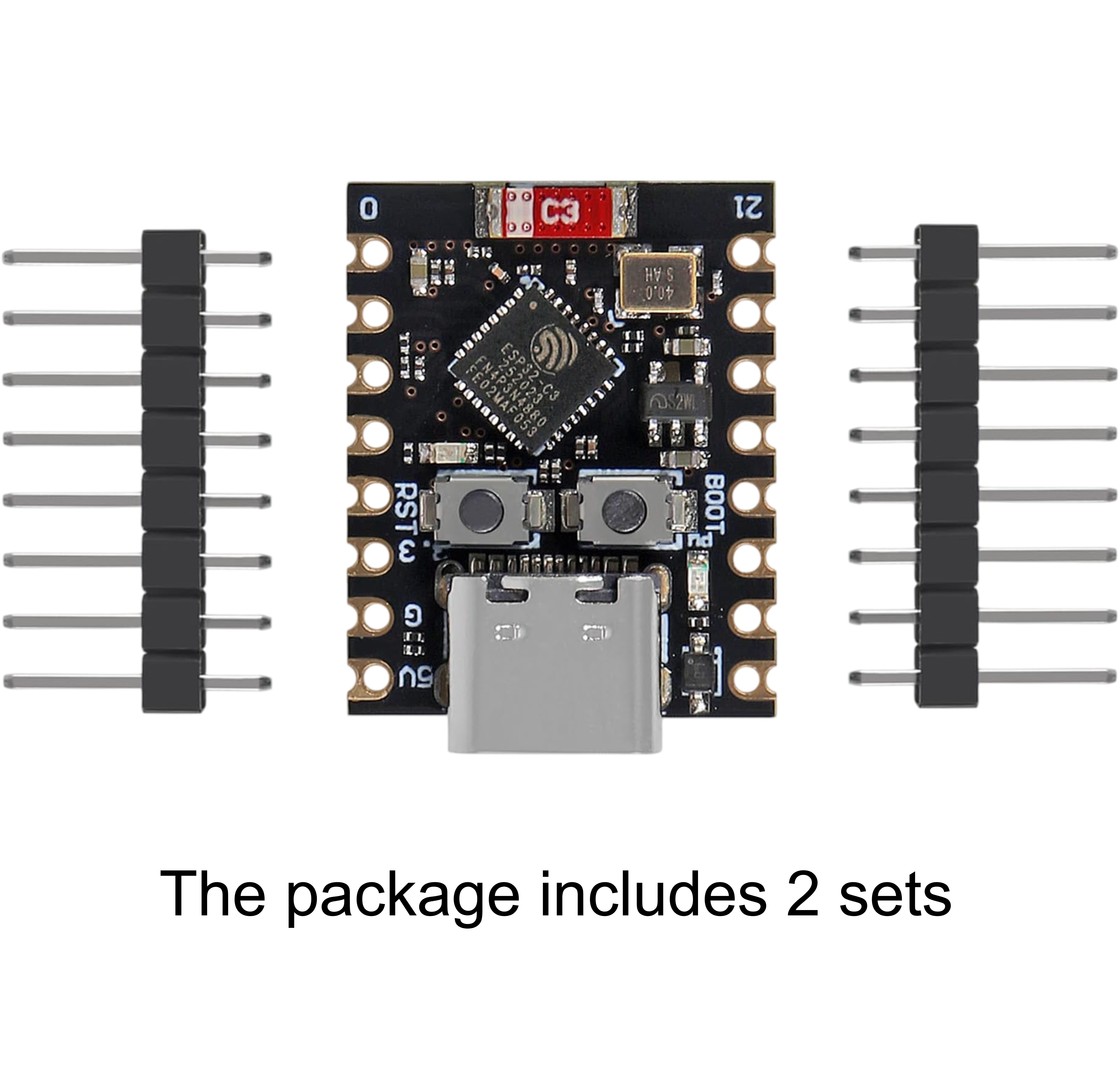 ESP32-C3 Supermini Development Board WiFi Bluetooth RISC-V IoT Module for Arduino IDE