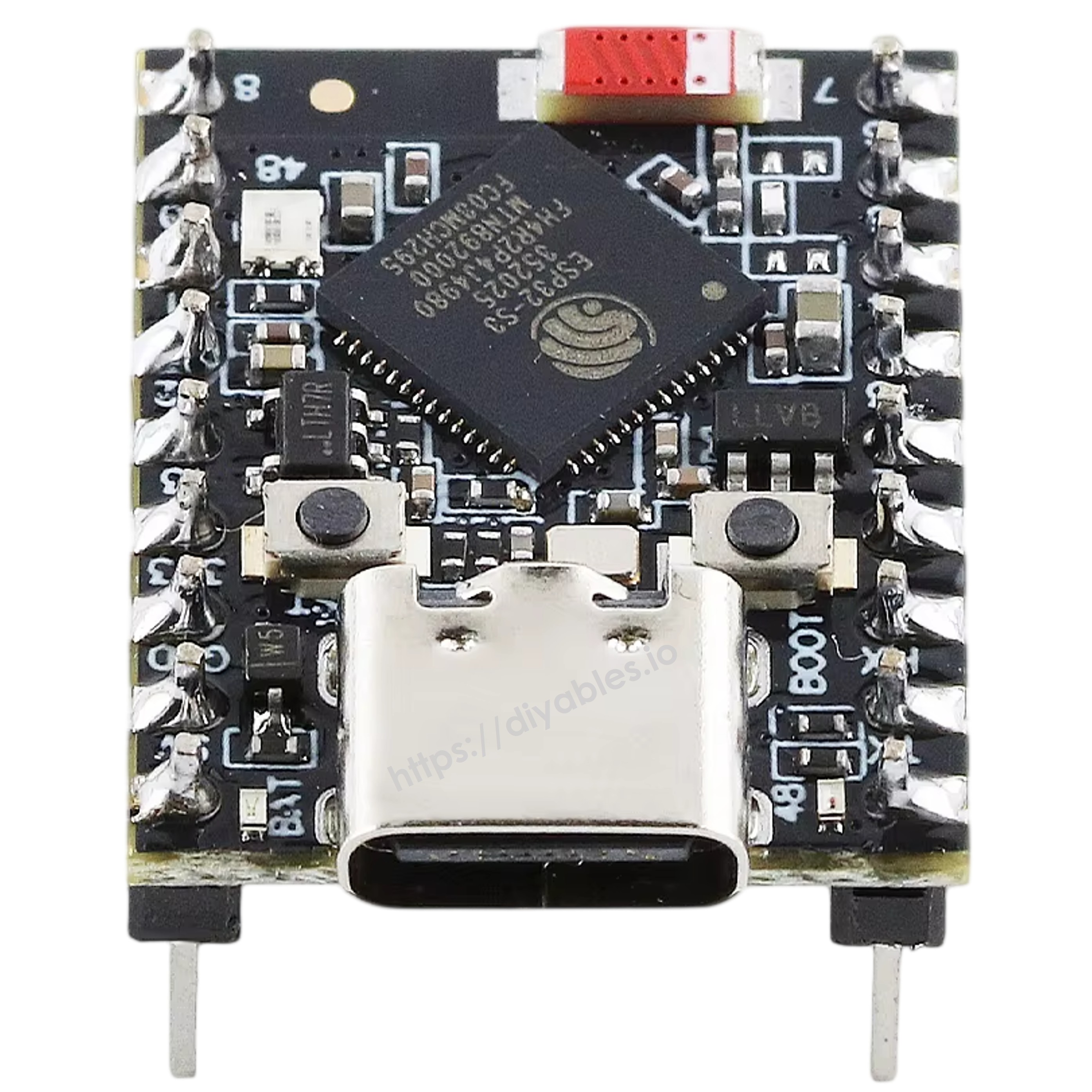 DIYables ESP32-S3FH4R2 Super Mini board ultra compact 23.2mm by 18.2mm footprint