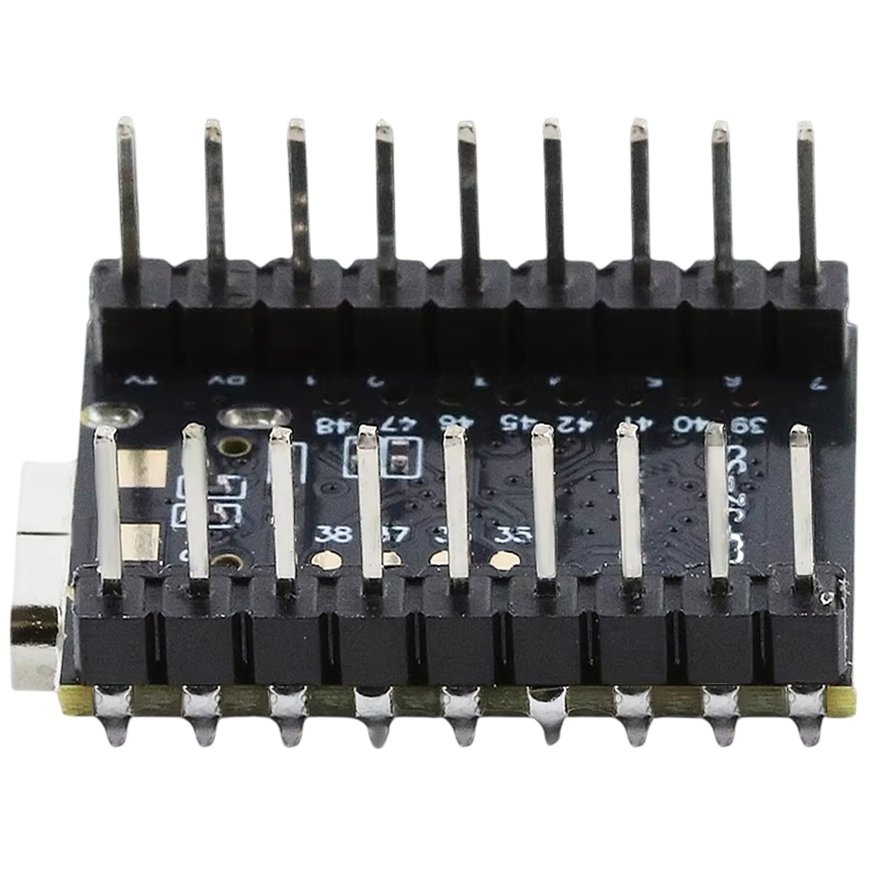 ESP32-S3 Super Mini wired to sensors and modules for MicroPython IoT project