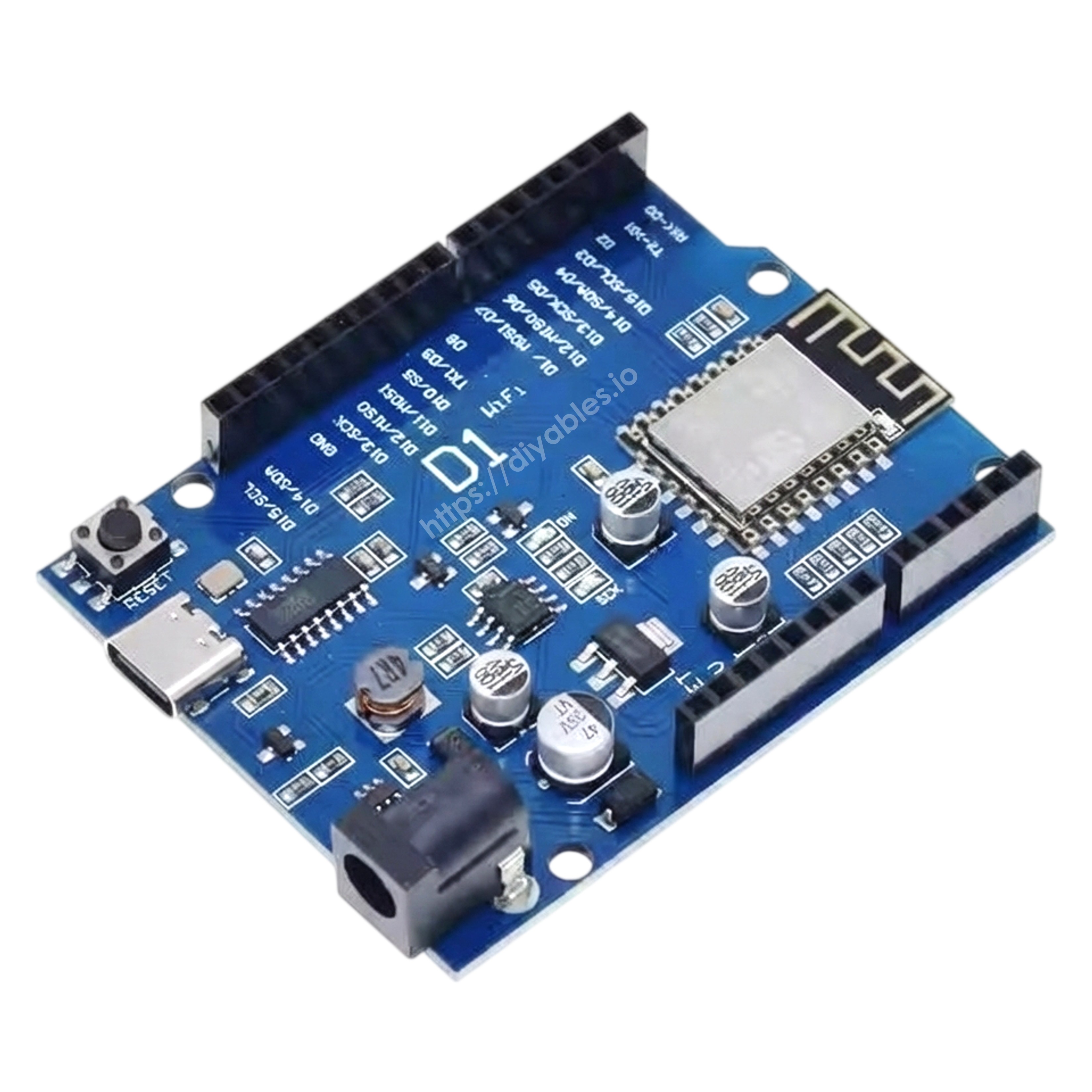 ESP8266 ESP-12 Development Board, Uno-Compatible Form Factor, Works with Arduino IDE