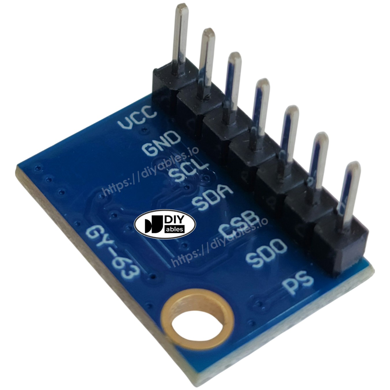 Compact 19x13mm MS5611 atmospheric pressure module with gold immersion PCB quality