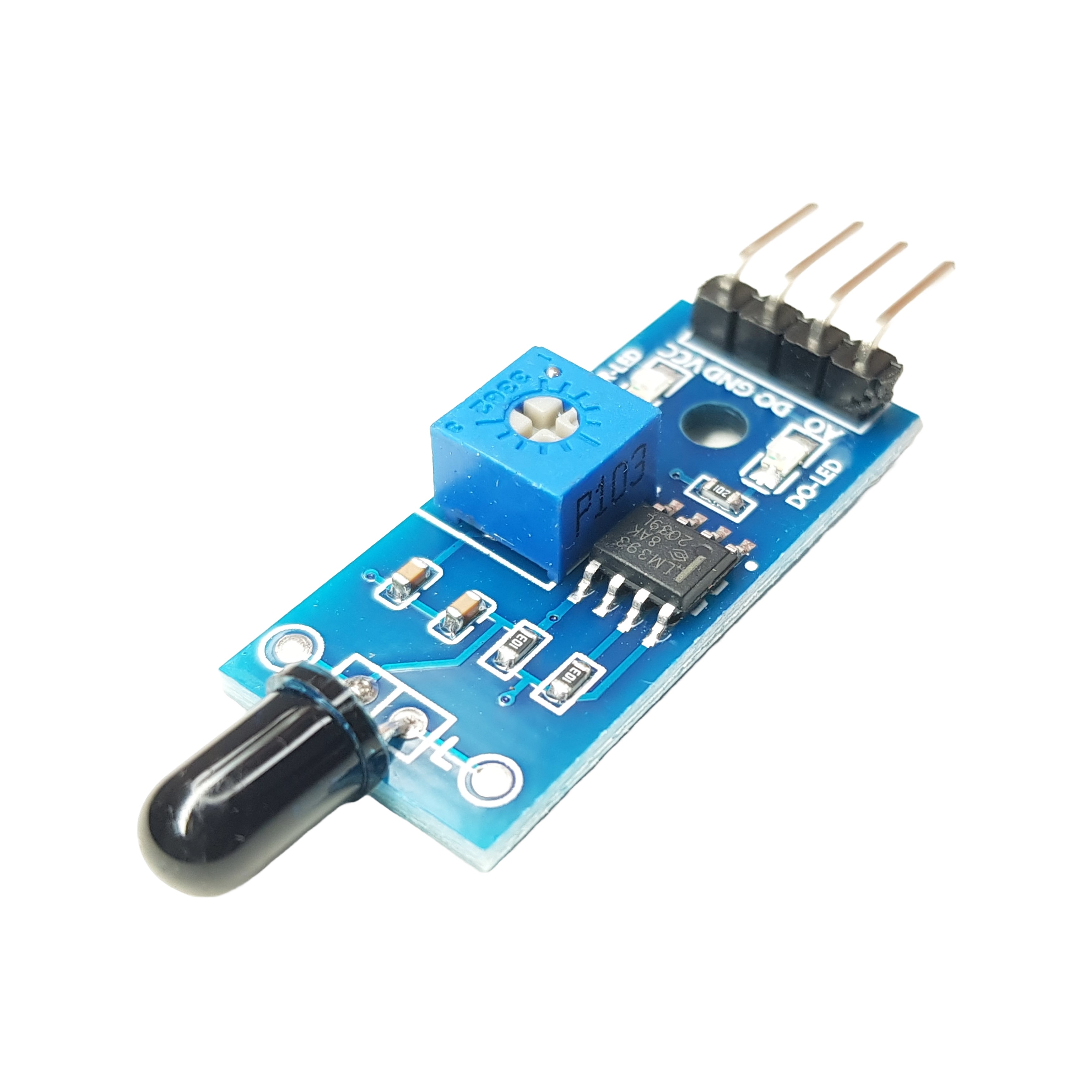 Infrared Fire Sensor for Arduino, ESP32, ESP8266, Raspberry Pi, 5 pieces