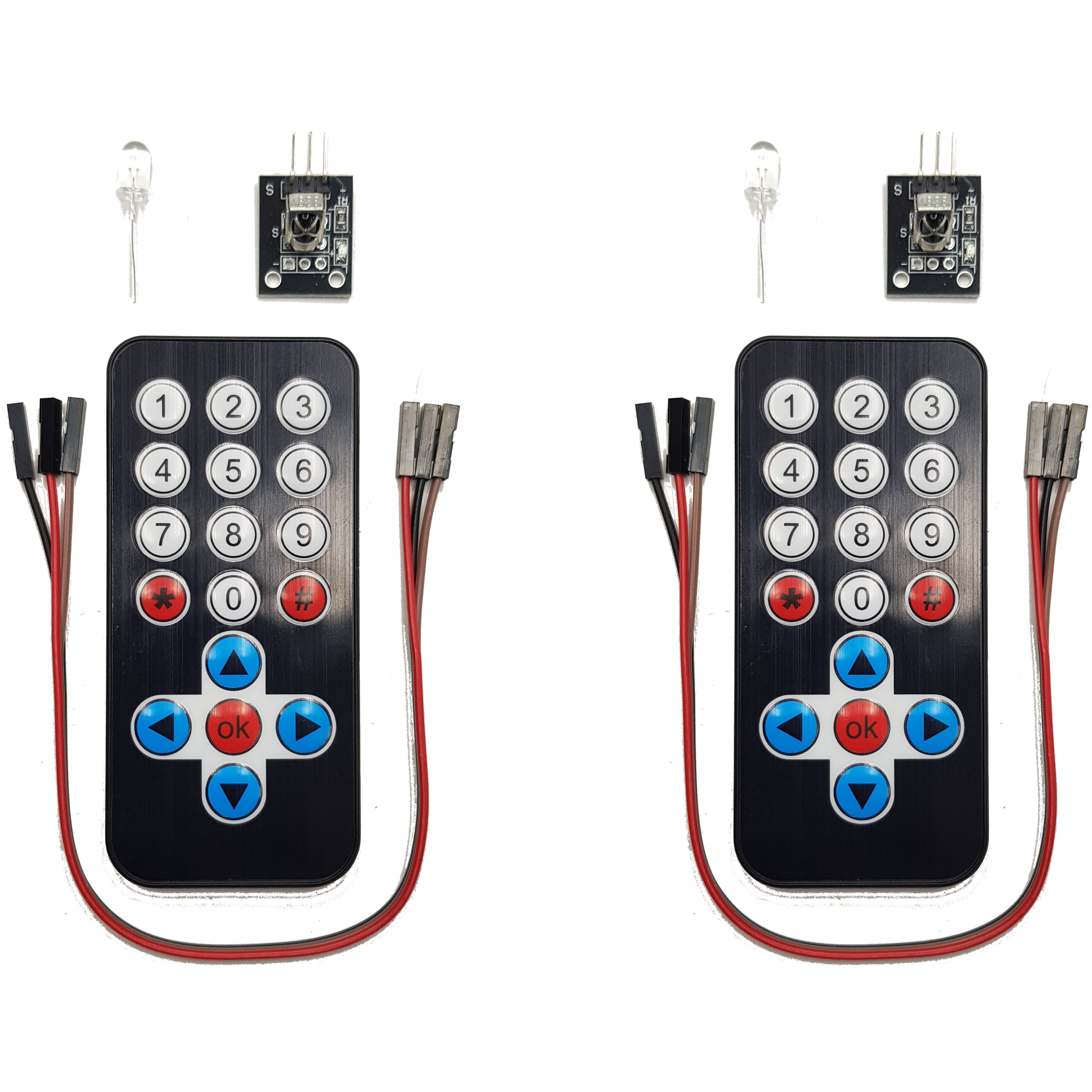 4-Button Wireless Remote Control Switch Receiver Kit for LED Light