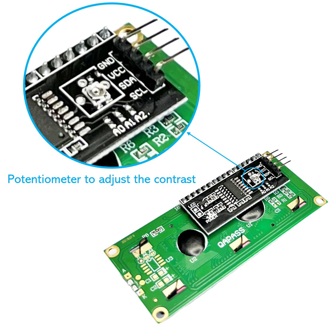 LCD I2C 16x2 contract