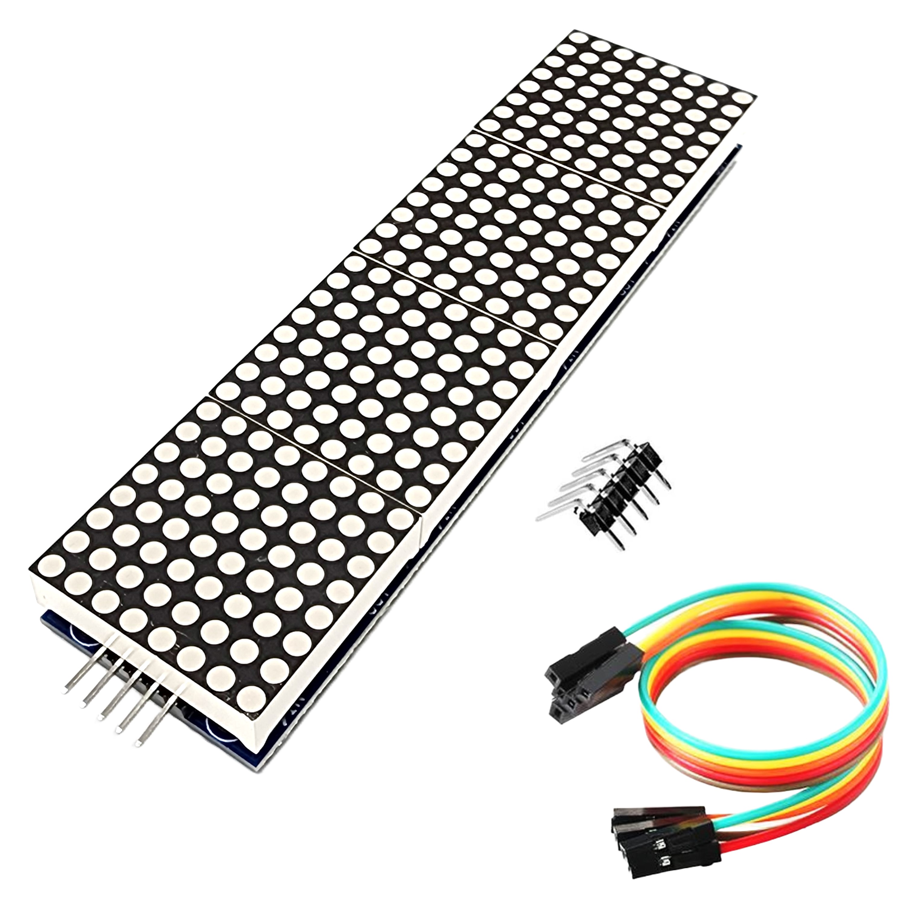 LED Matrix Display FC16 4-in-1 32x4 LED for Arduino, ESP32, ESP8266, Raspberry Pi