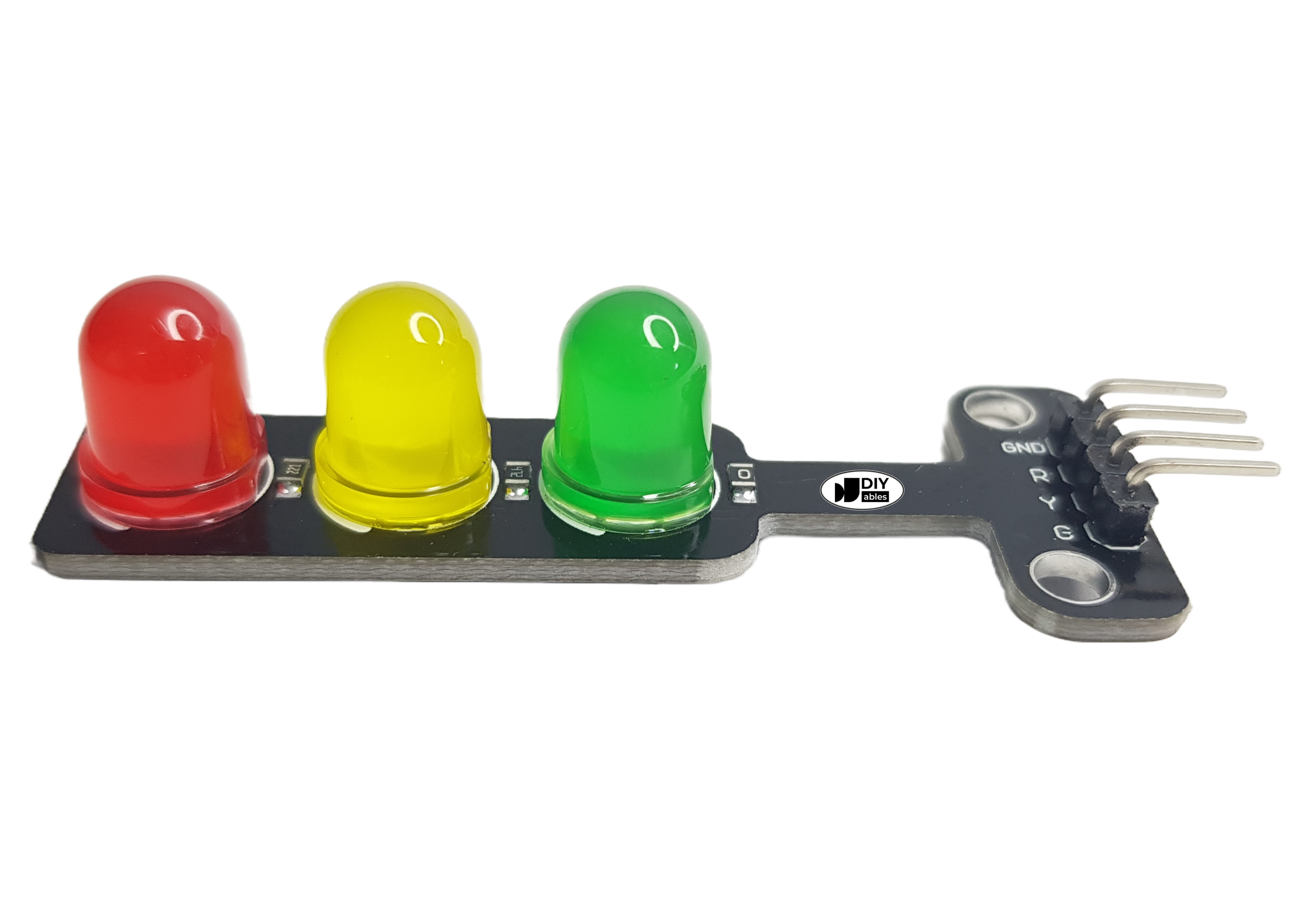 LED Traffic Light Module for Arduino, ESP32, ESP8266, Raspberry Pi, 8 pieces
