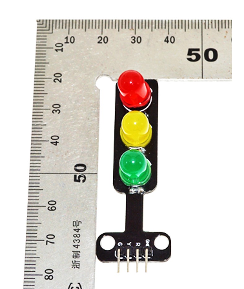 LED Traffic Light Module for Arduino, ESP32, ESP8266, Raspberry Pi, 8 pieces