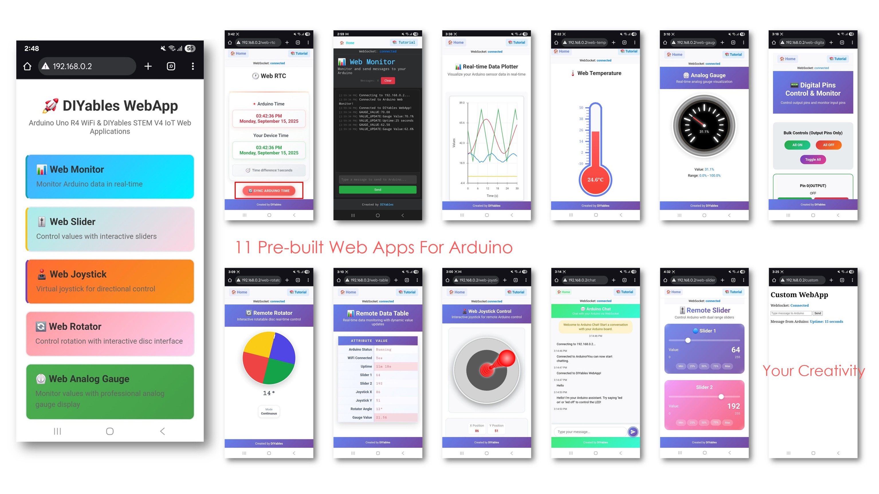 DIYables-WebApps-Library