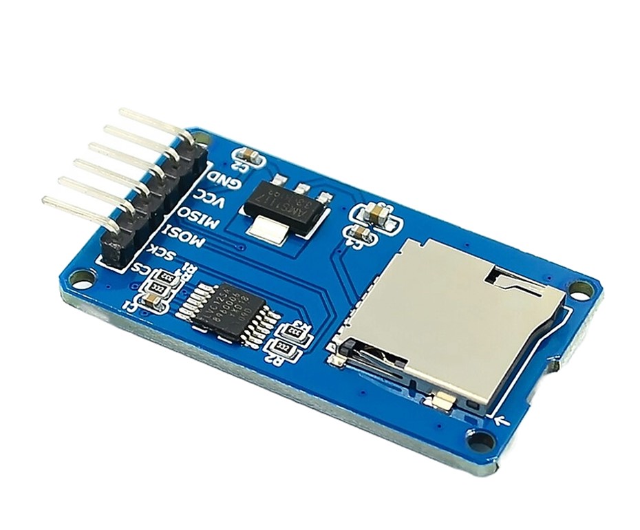 Micro SD Card Adapter Module Reader for Arduino, ESP32, ESP8266, Raspberry Pi, 2 pieces