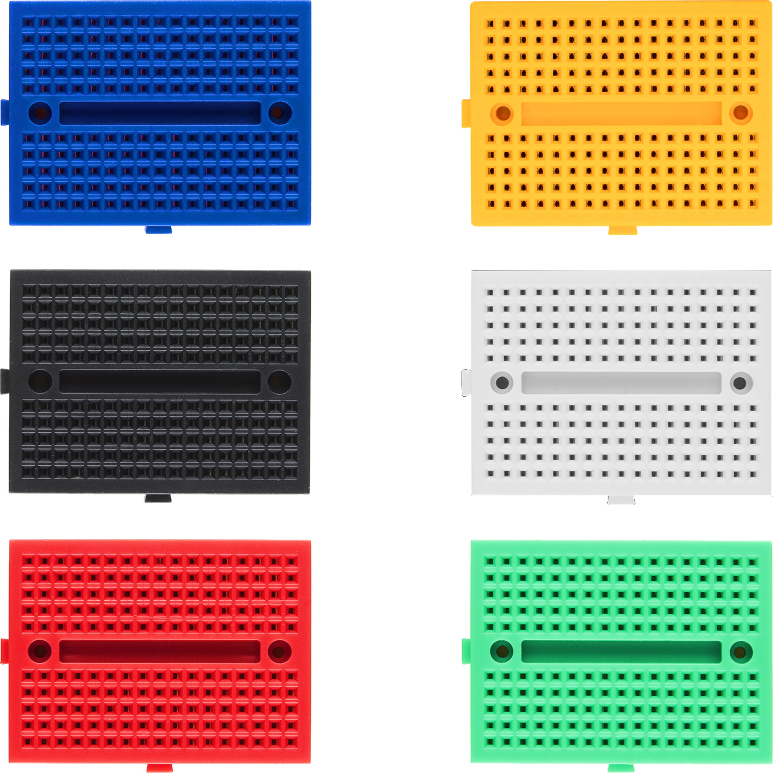 Mini Breadboard 170 Points for Arduino, ESP32, ESP8266, Raspberry Pi, 6 pieces