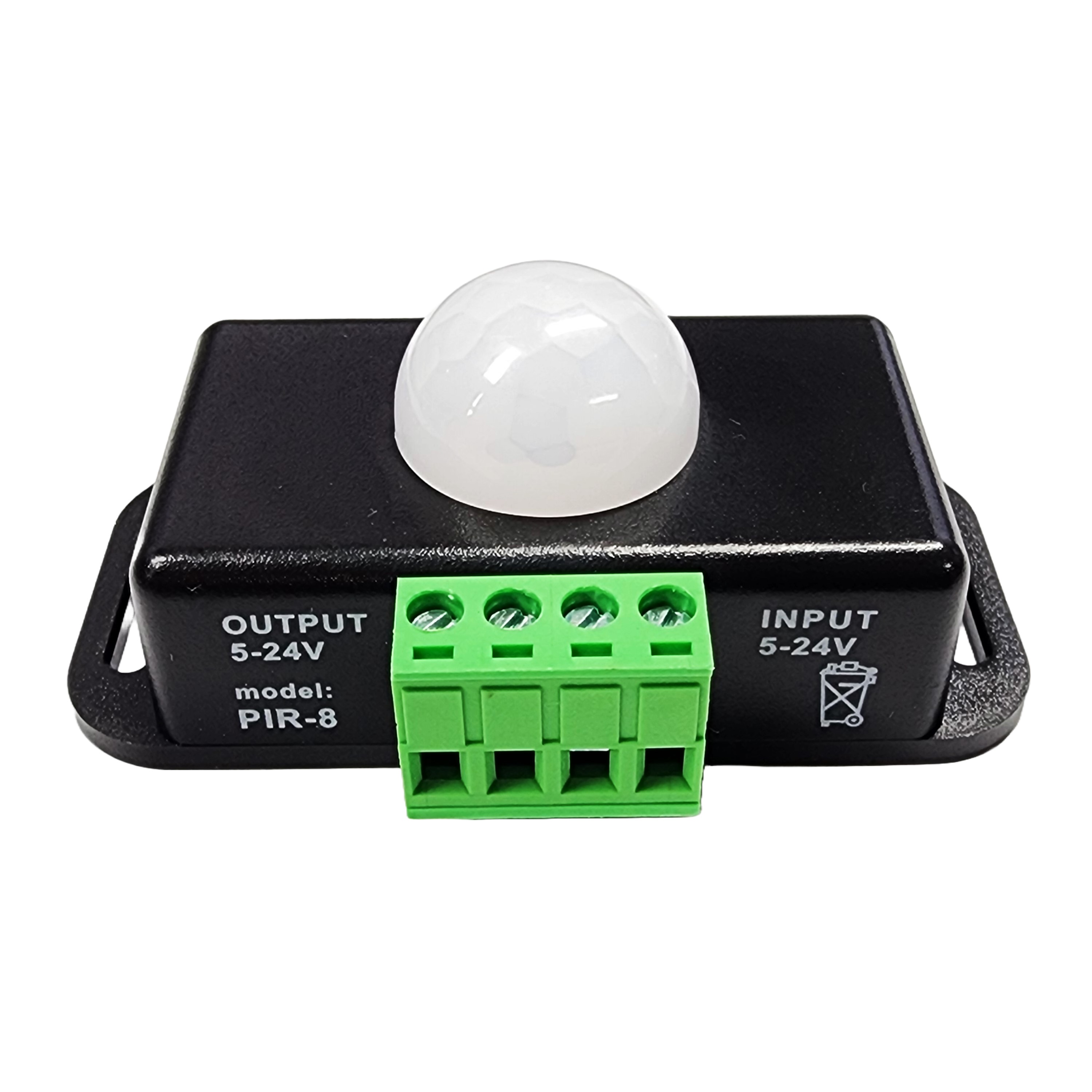 Motion Switch Controller, 5V to 24V Input, PIR Sensor for Automation, Lighting, and Security Systems