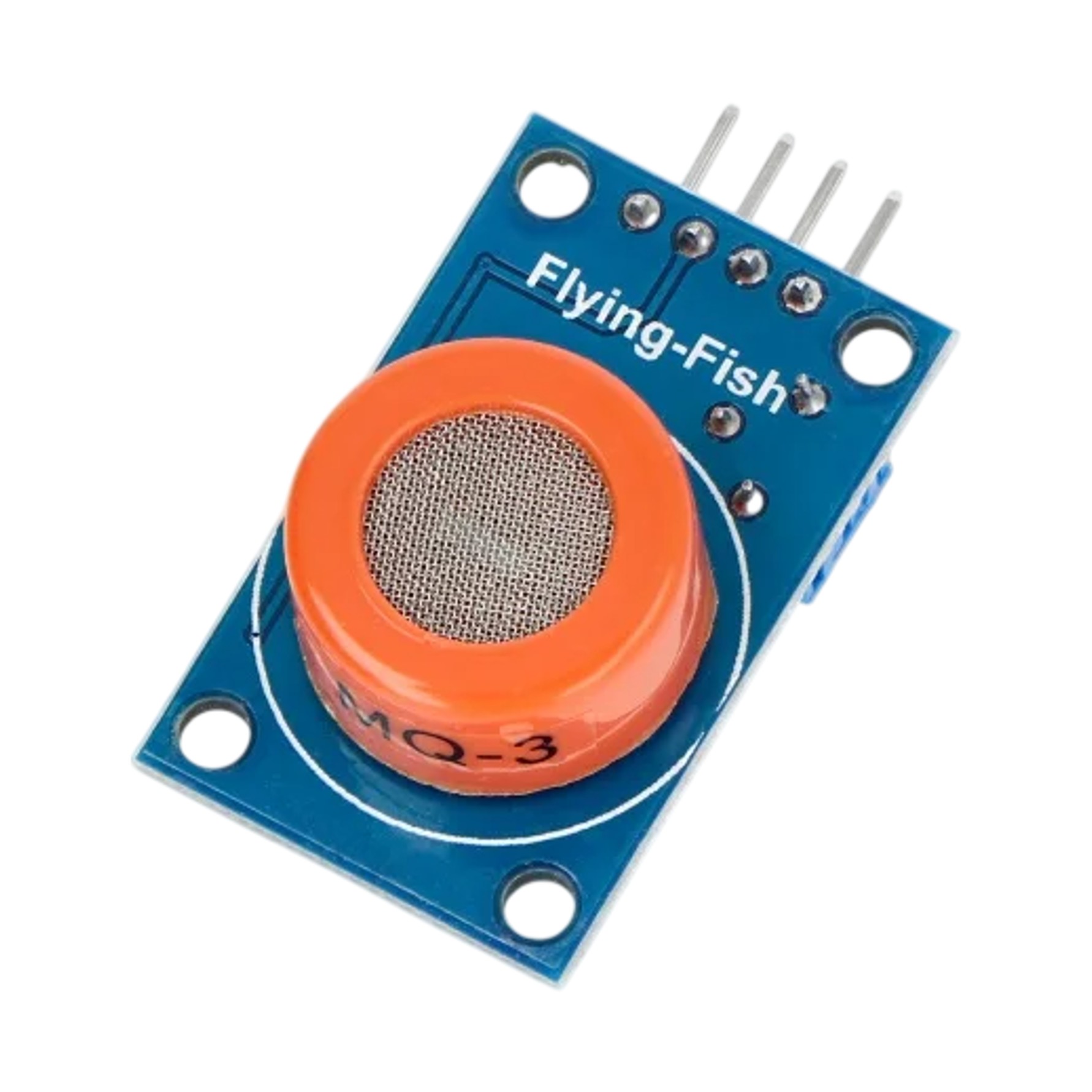 MQ3 Sensor Module with adjustable potentiometer and dual output interface