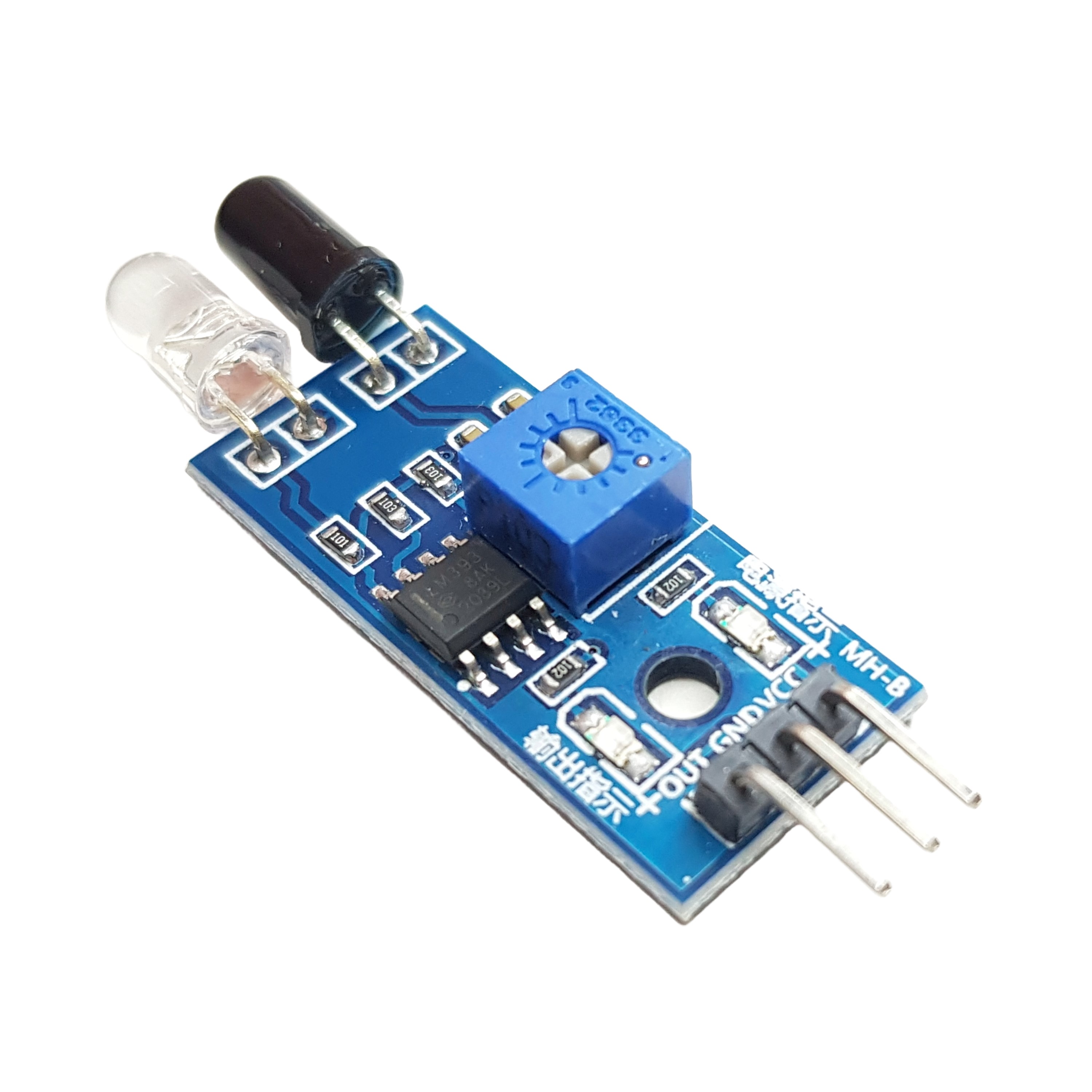 IR (Infrared) Obstacle Detection Sensor Circuit