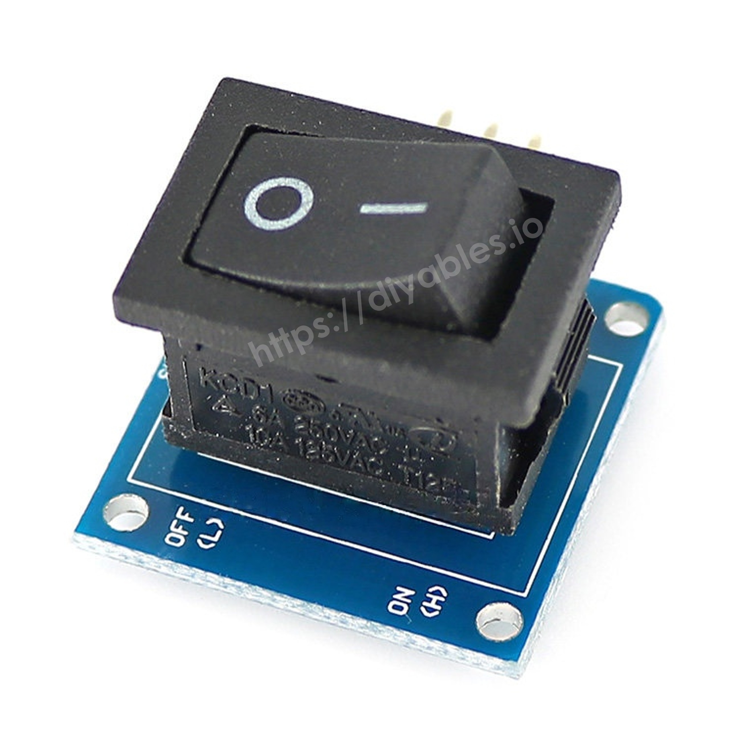 Toggle switch control board with high-low level output for Arduino ESP8266 projects