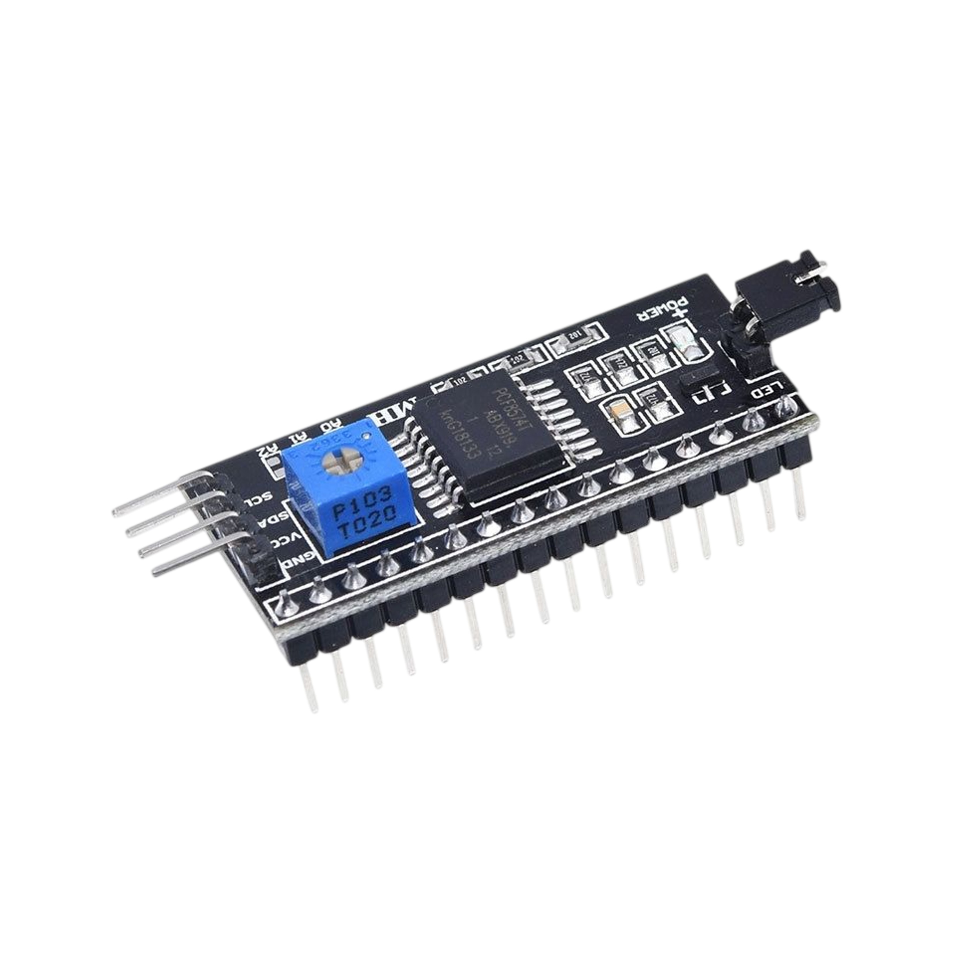 DIYables PCF8574 I2C Adapter Module for LCD1602 and LCD2004, IIC ...