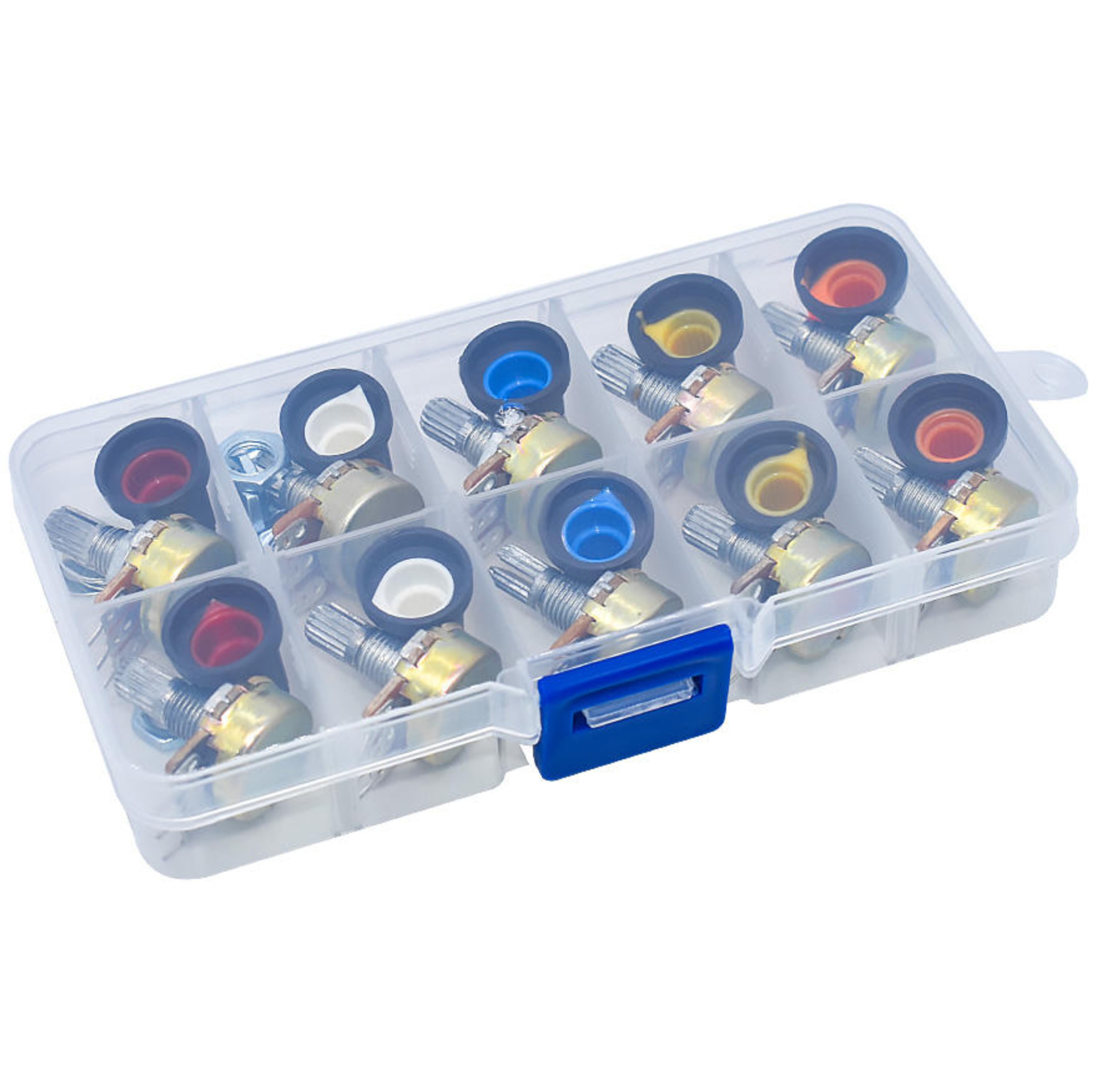 Rotary potentiometers with knobs for Arduino ESP32 ESP8266 Raspberry Pi analog control