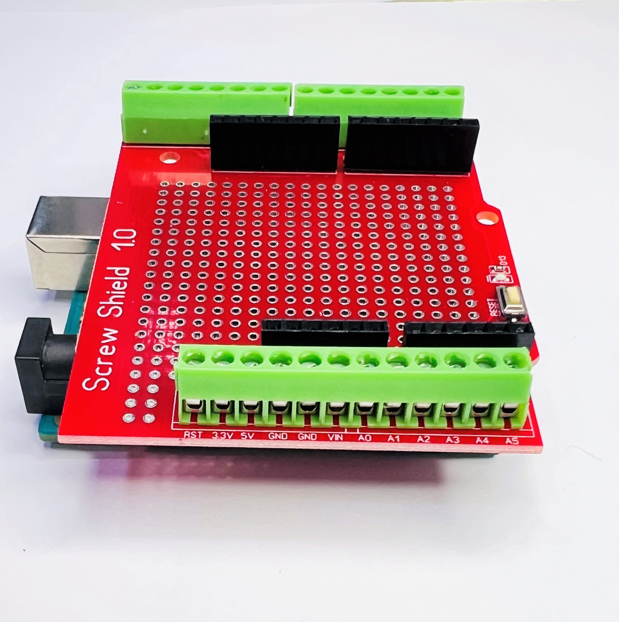 Proto Screw Shield Assembled Terminal Block Prototype Expansion Board for Arduino Uno