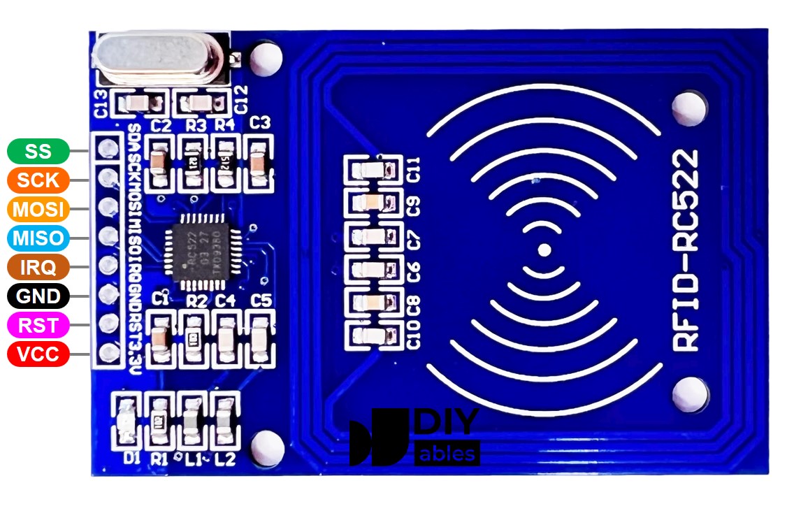 DIYables RC522 RFID Reader And RFID Card For Arduino,, 54% OFF