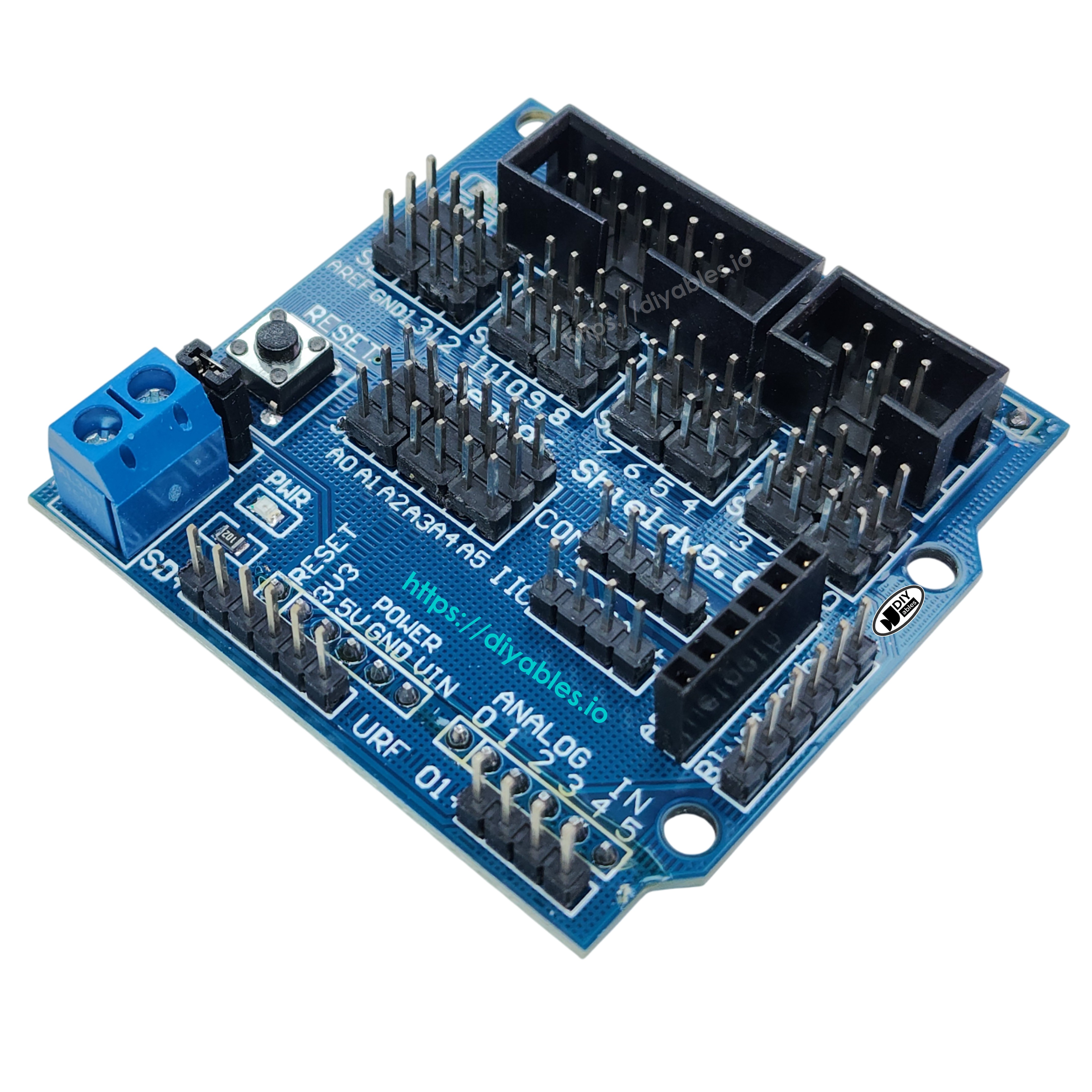 FR-4 PCB immersion gold sensor expansion board with multiple interface options