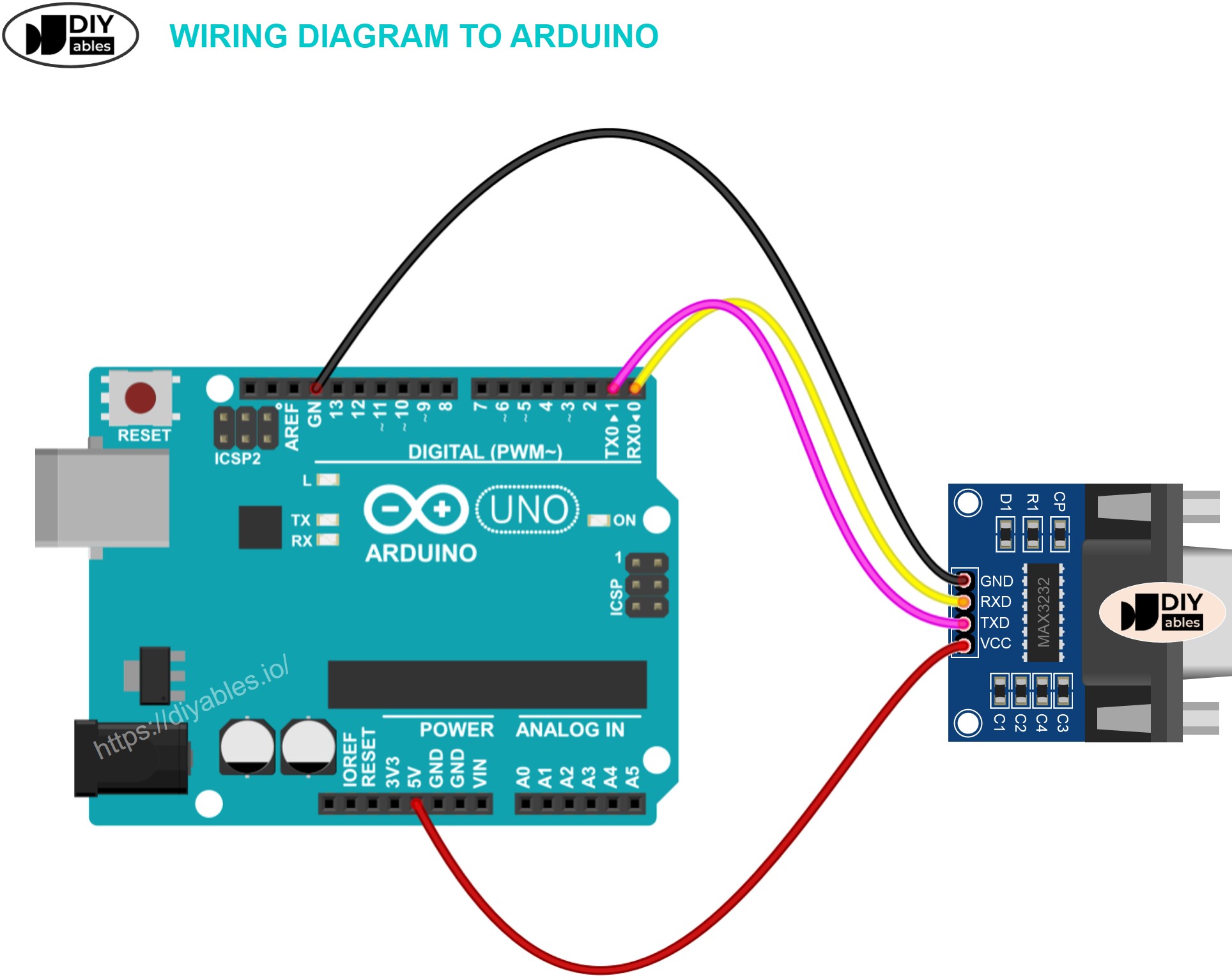 arduino RS232 to TTL Converter Module