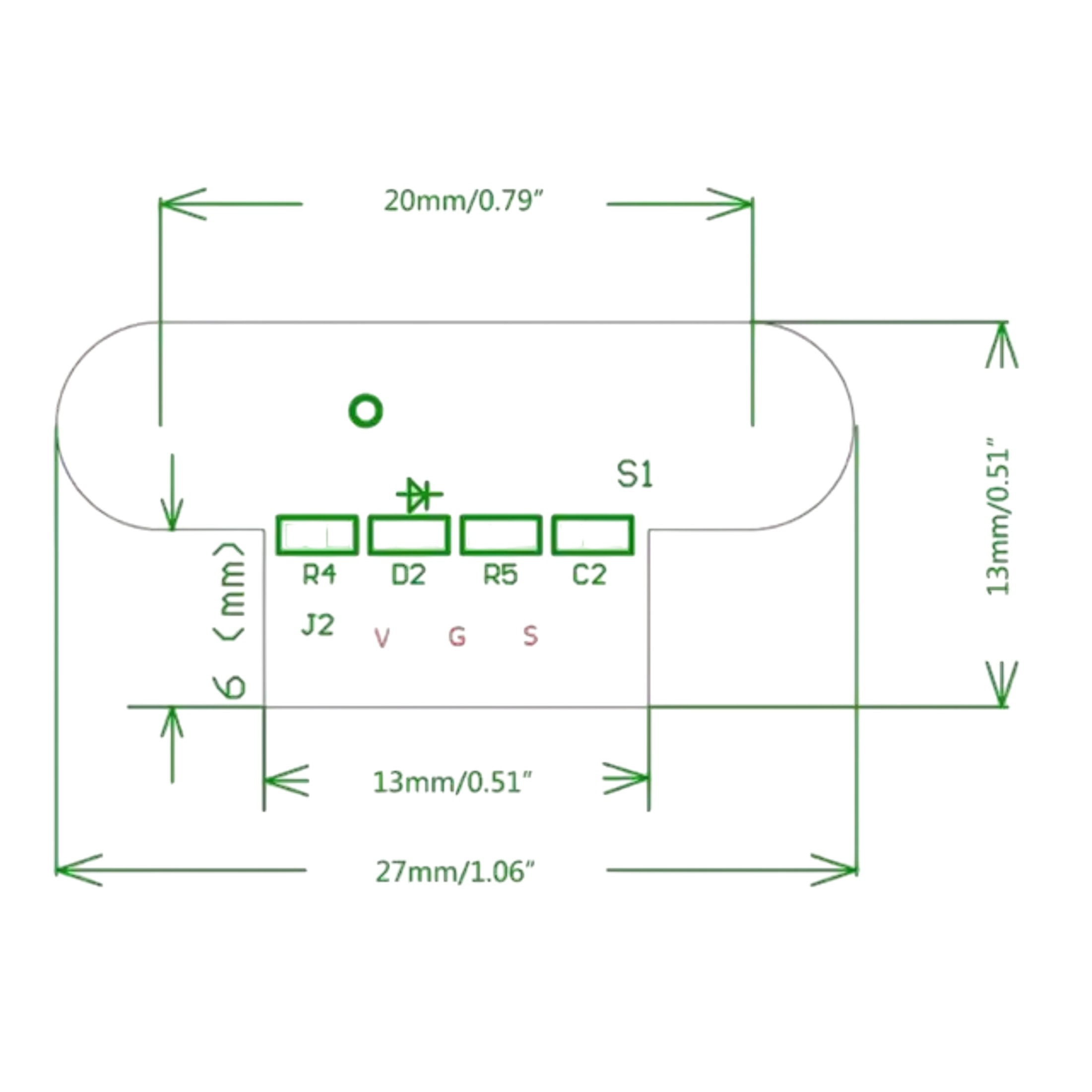 Vertical limit switch module connected to Arduino board for position detection project