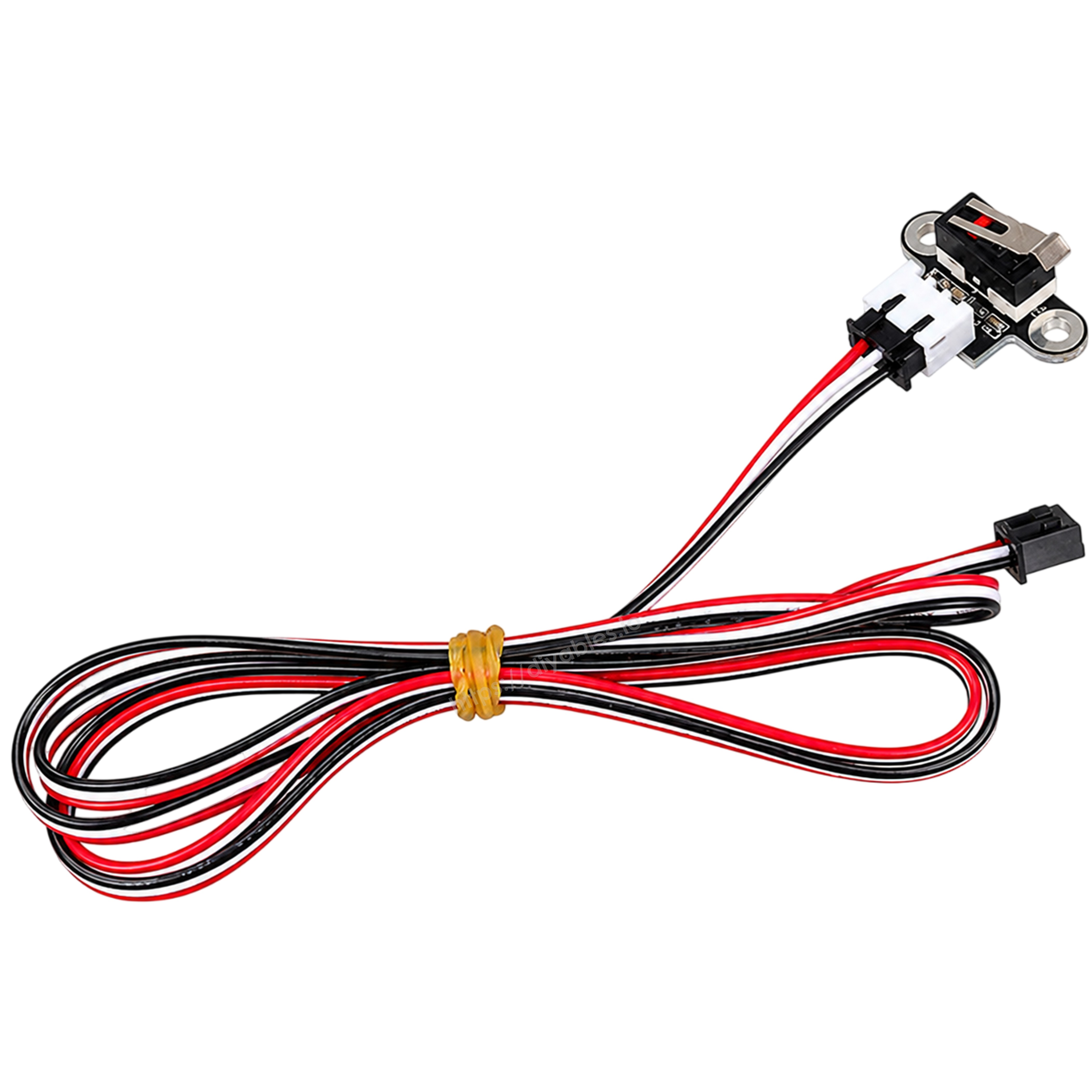 Vertical limit switch module wiring with ESP32 development board for motion control