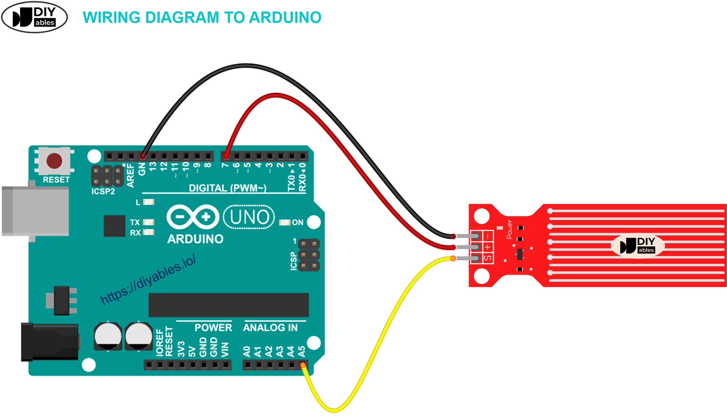 Water Sensor Detector for Arduino, ESP32, ESP8266, Raspberry Pi, 5 pieces